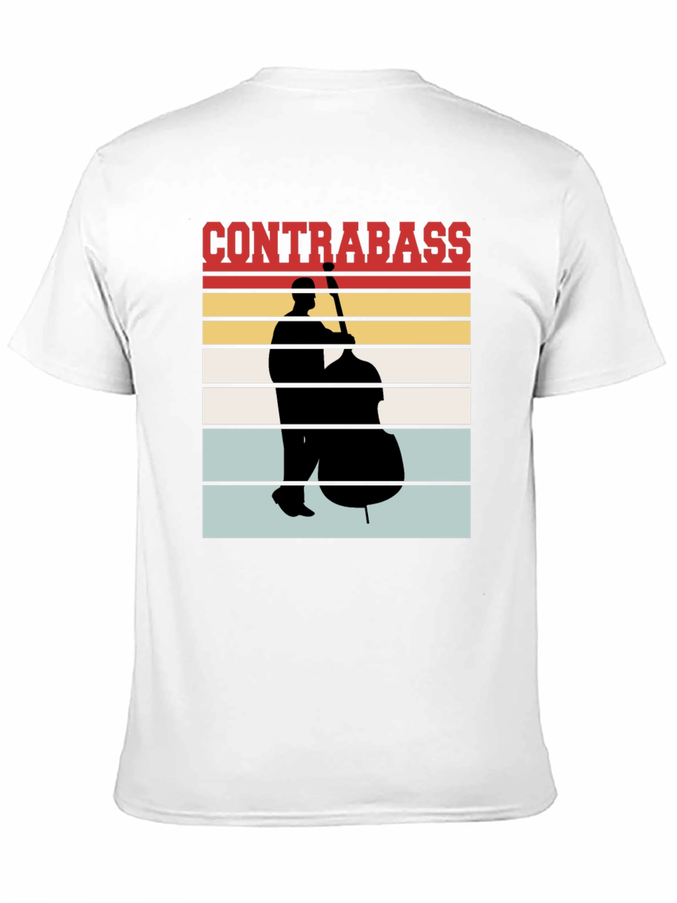 Contrabass Player Retro T-Shirt Music Lover Gift