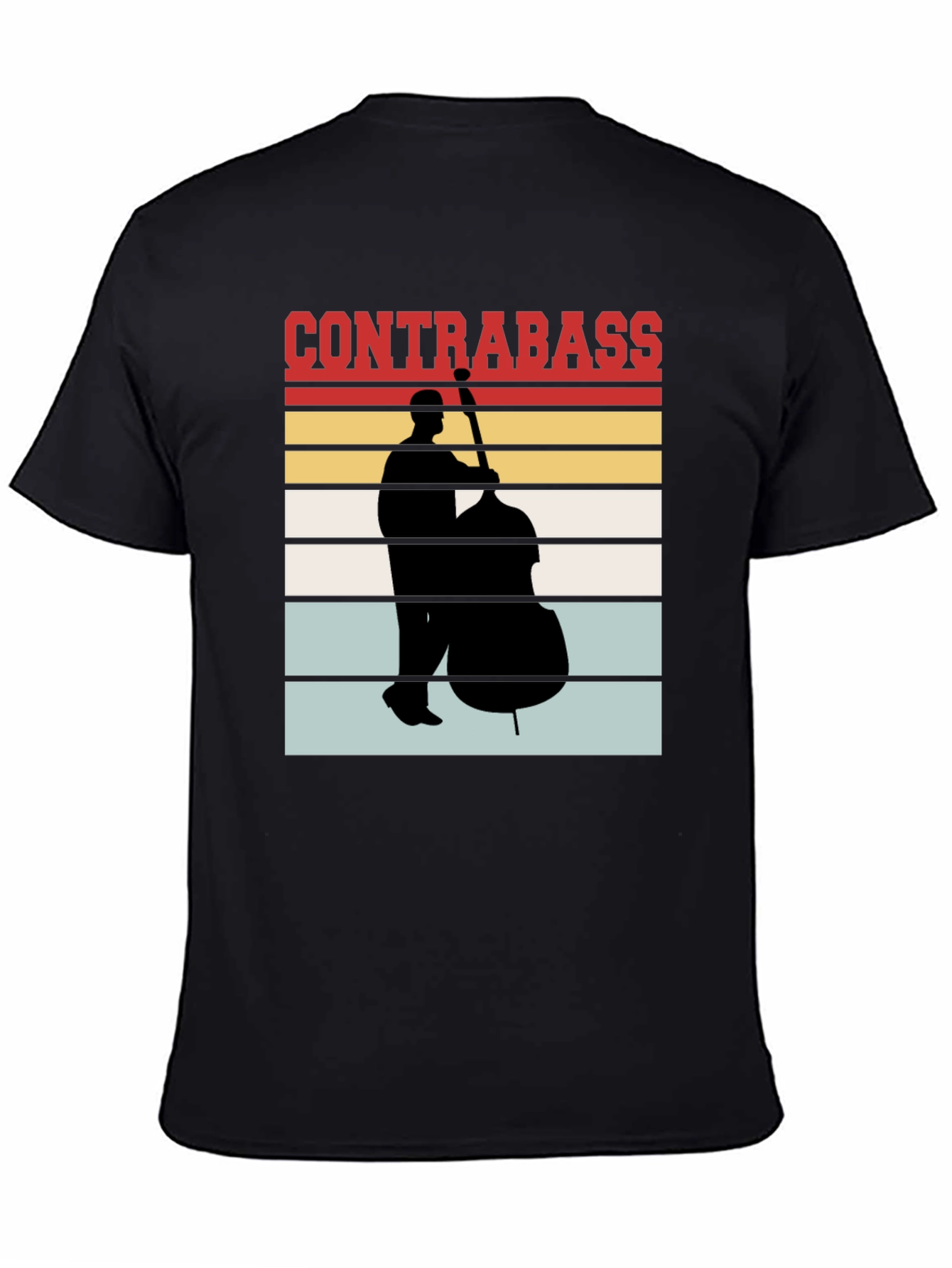 Contrabass Player Retro T-Shirt Music Lover Gift
