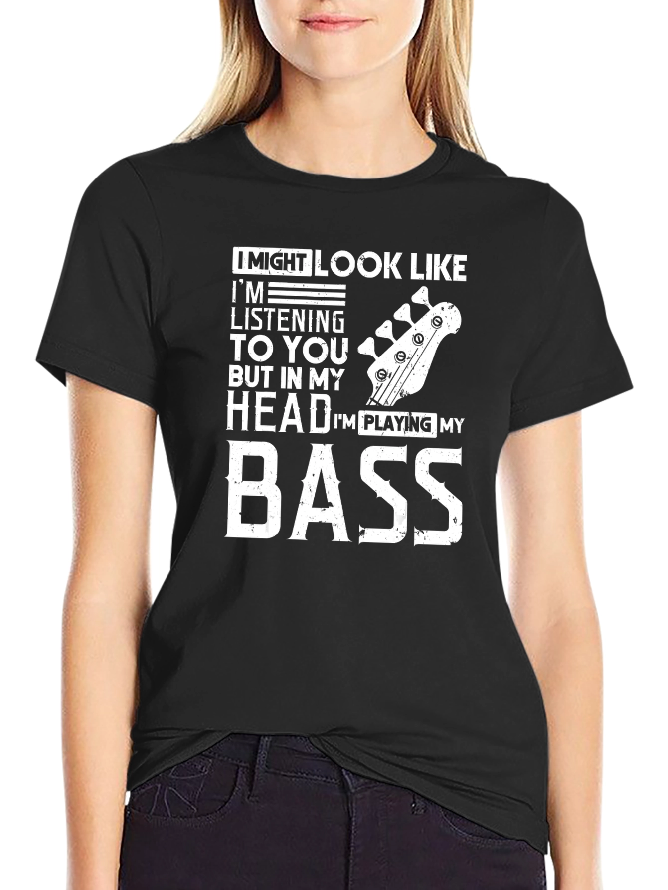 Bass Player Graphic T-Shirt - Musician Gift