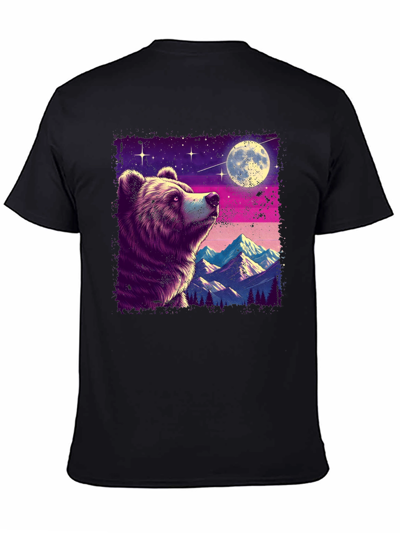Bear Moon Mountain Graphic Tee