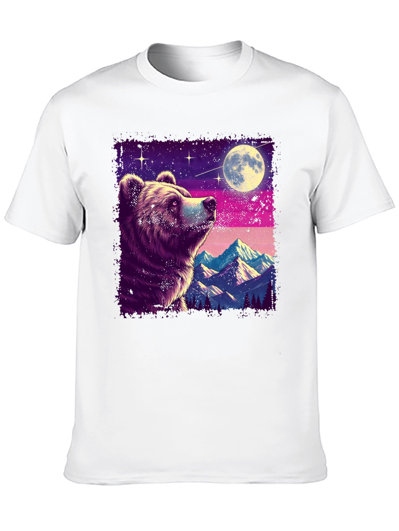 Bear Moon Mountain Graphic Tee