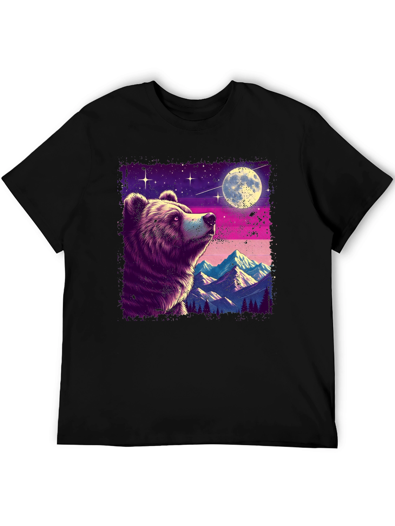 Bear Moon Mountain Graphic Tee