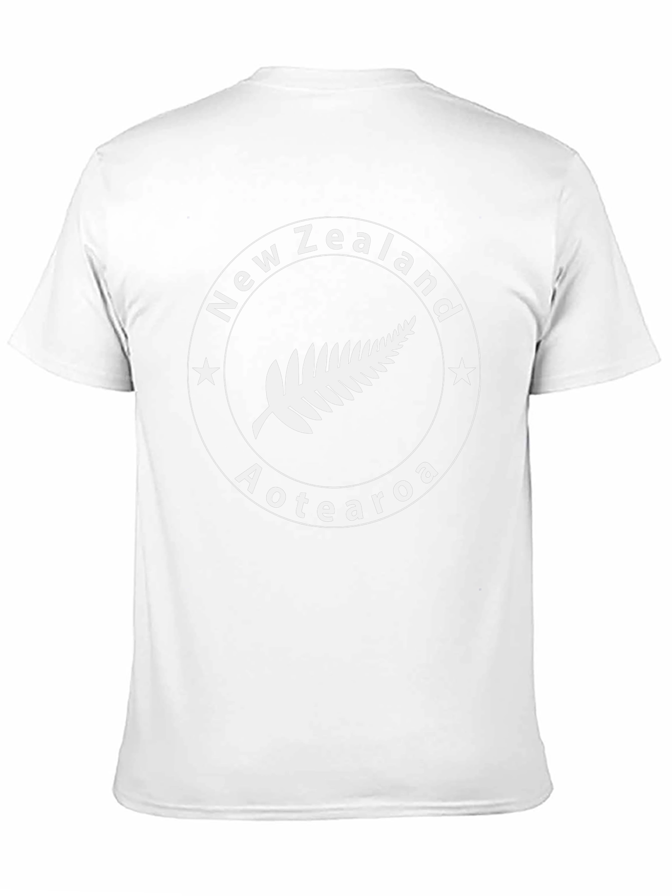 New Zealand Aotearoa Fern Black T-Shirt