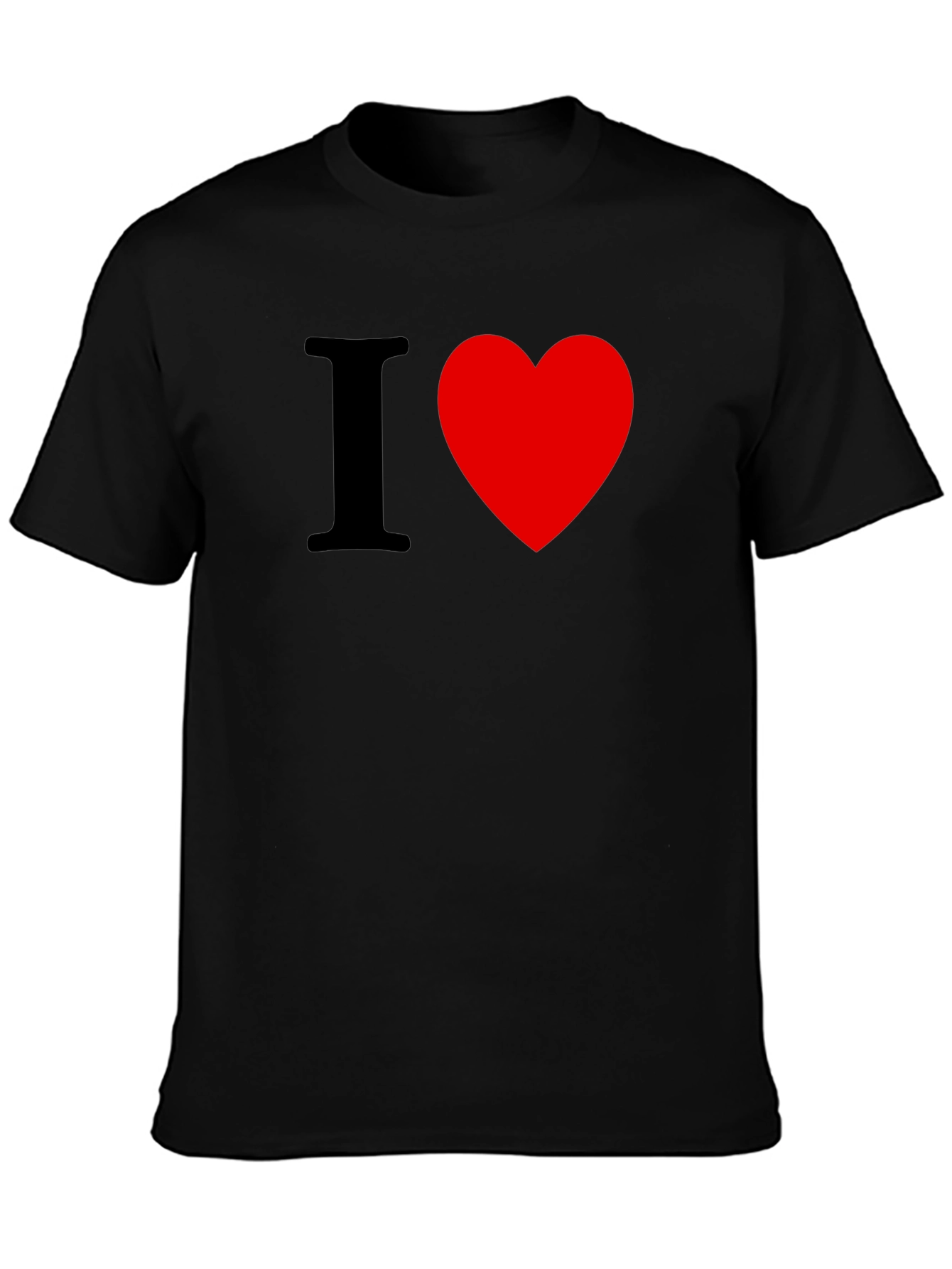 I Heart [Love] Black T-Shirt