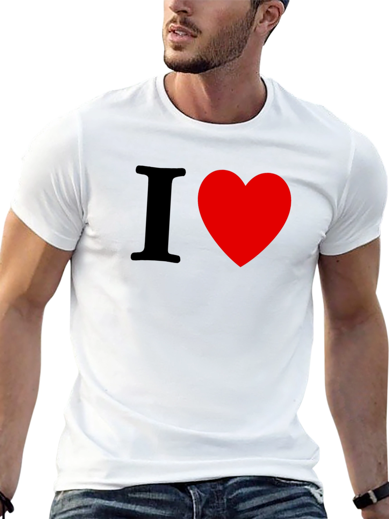 I Heart [Love] Black T-Shirt