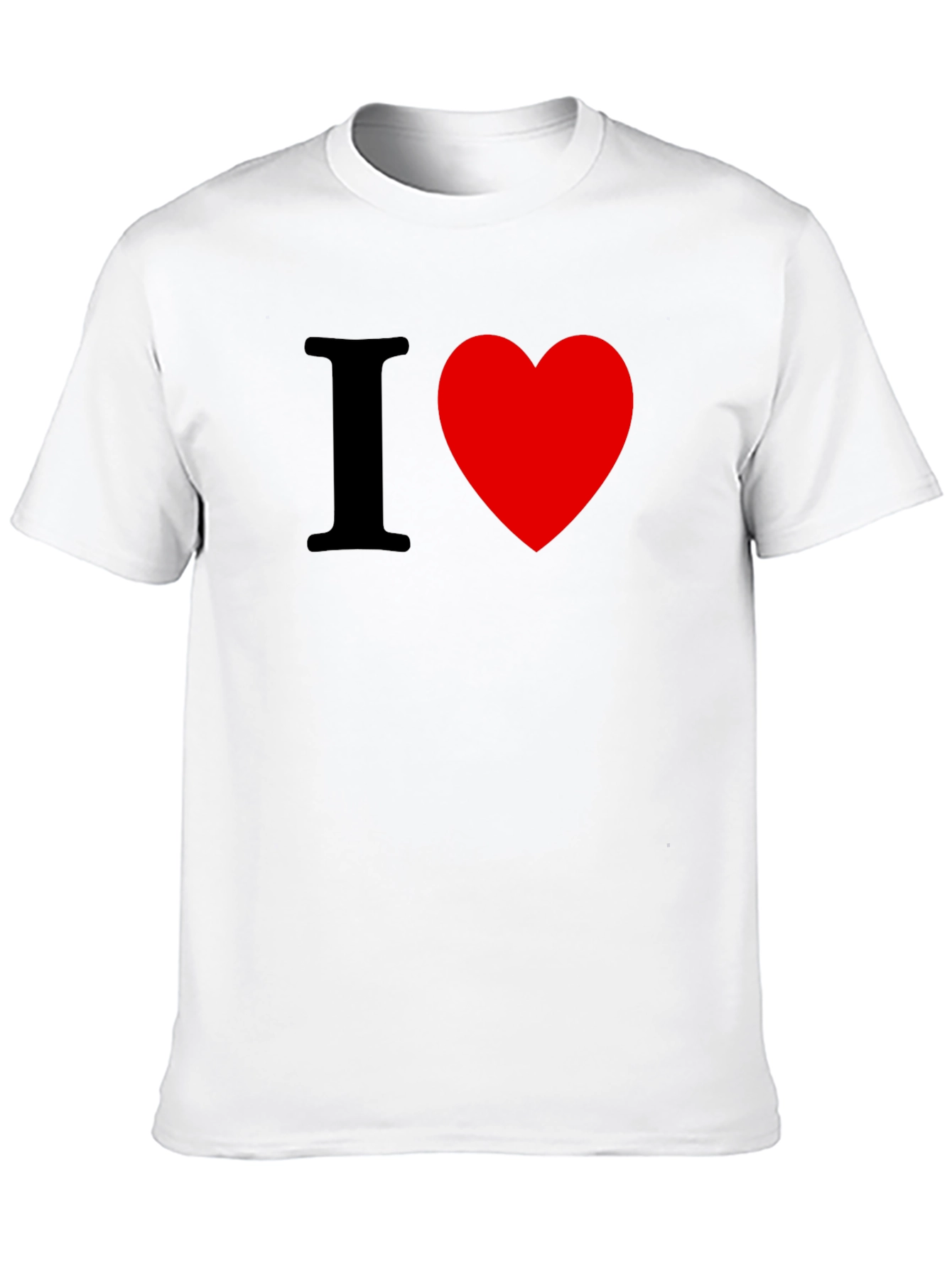 I Heart [Love] Black T-Shirt