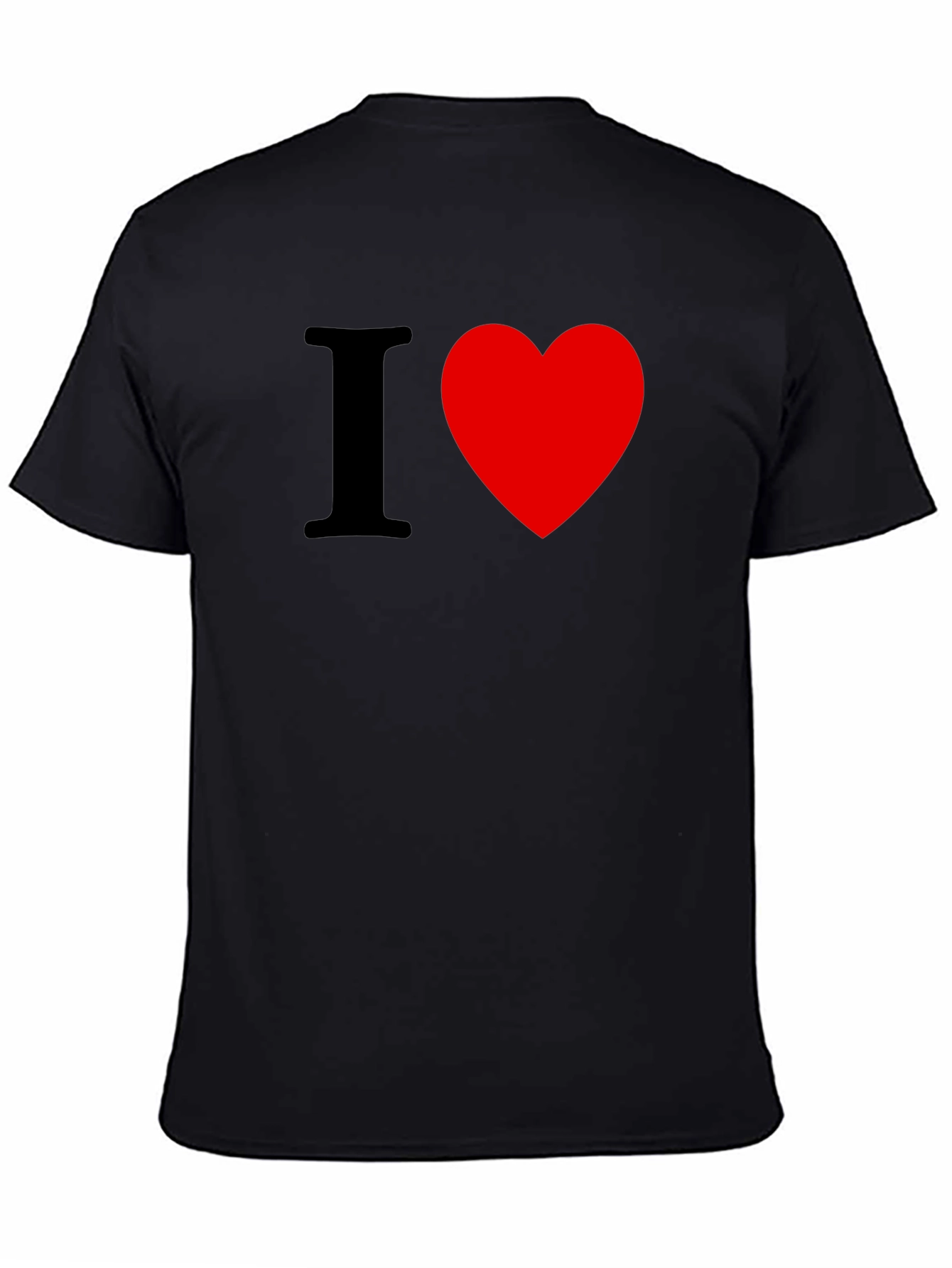 I Heart [Love] Black T-Shirt