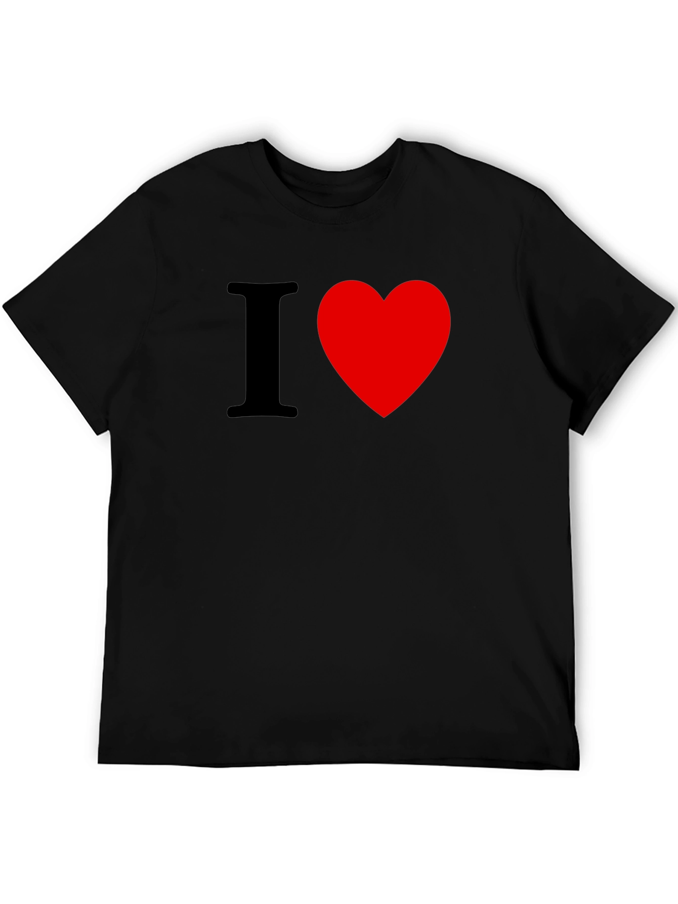 I Heart [Love] Black T-Shirt