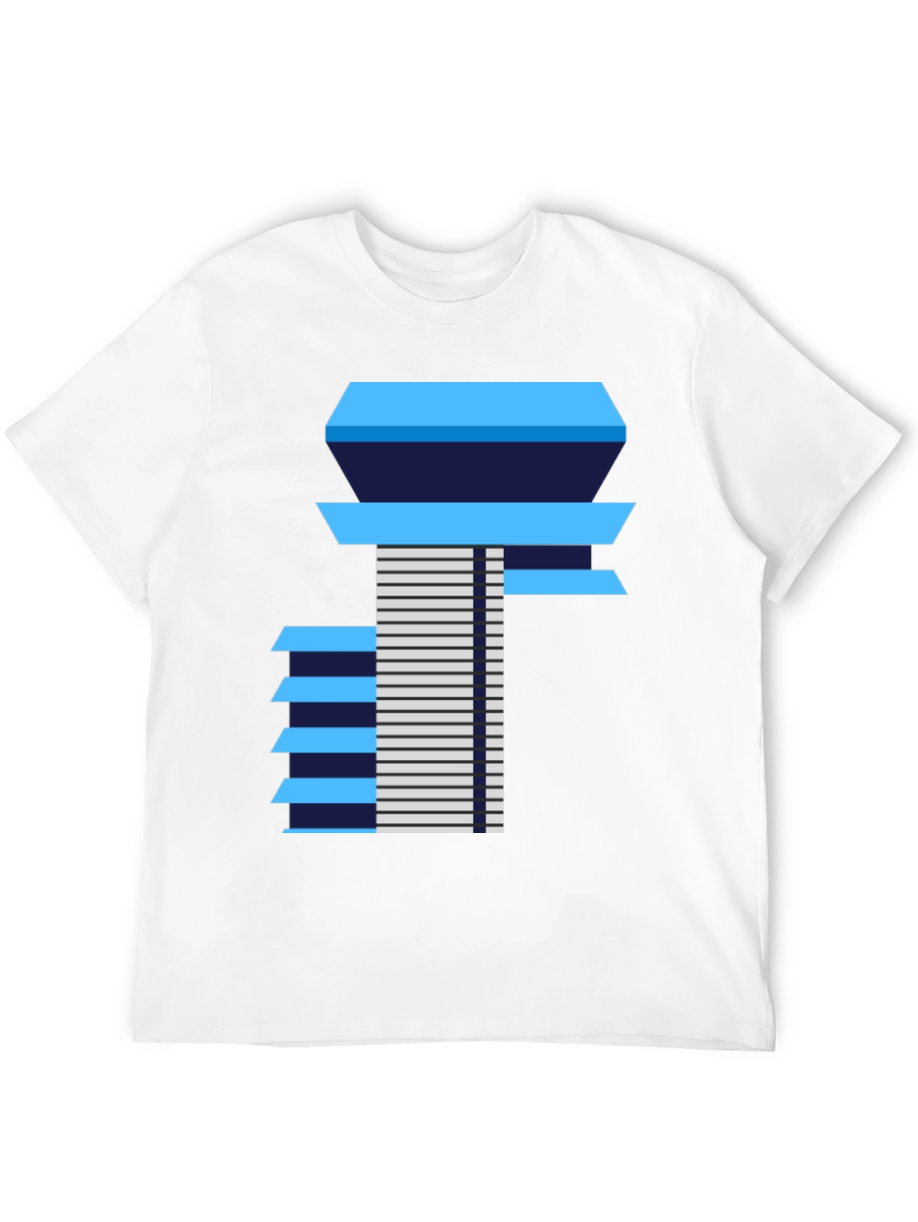 Modernist Building Graphic Tee - Black