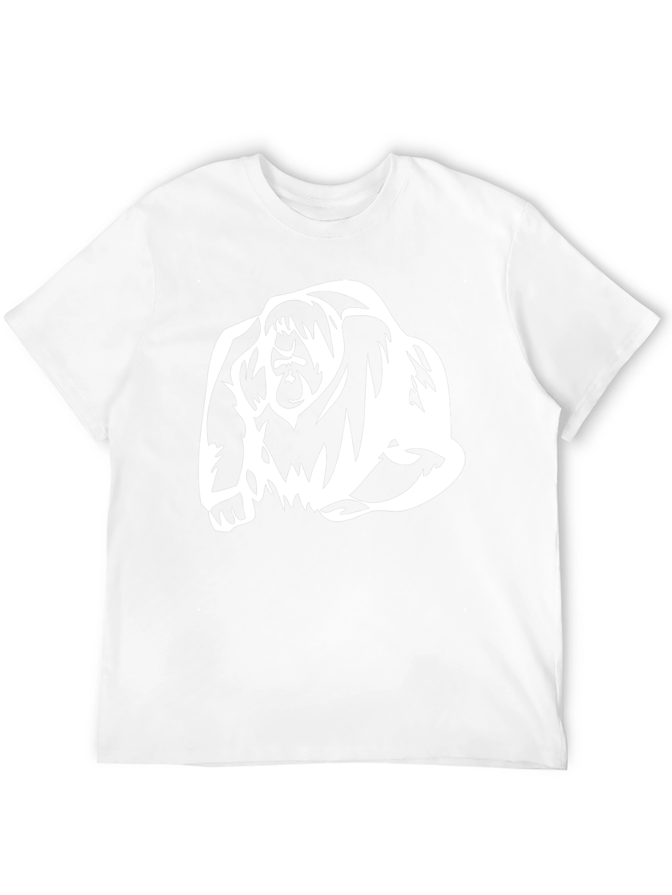 Cool Orangutan Graphic Tee - Black Cotton T-Shirt
