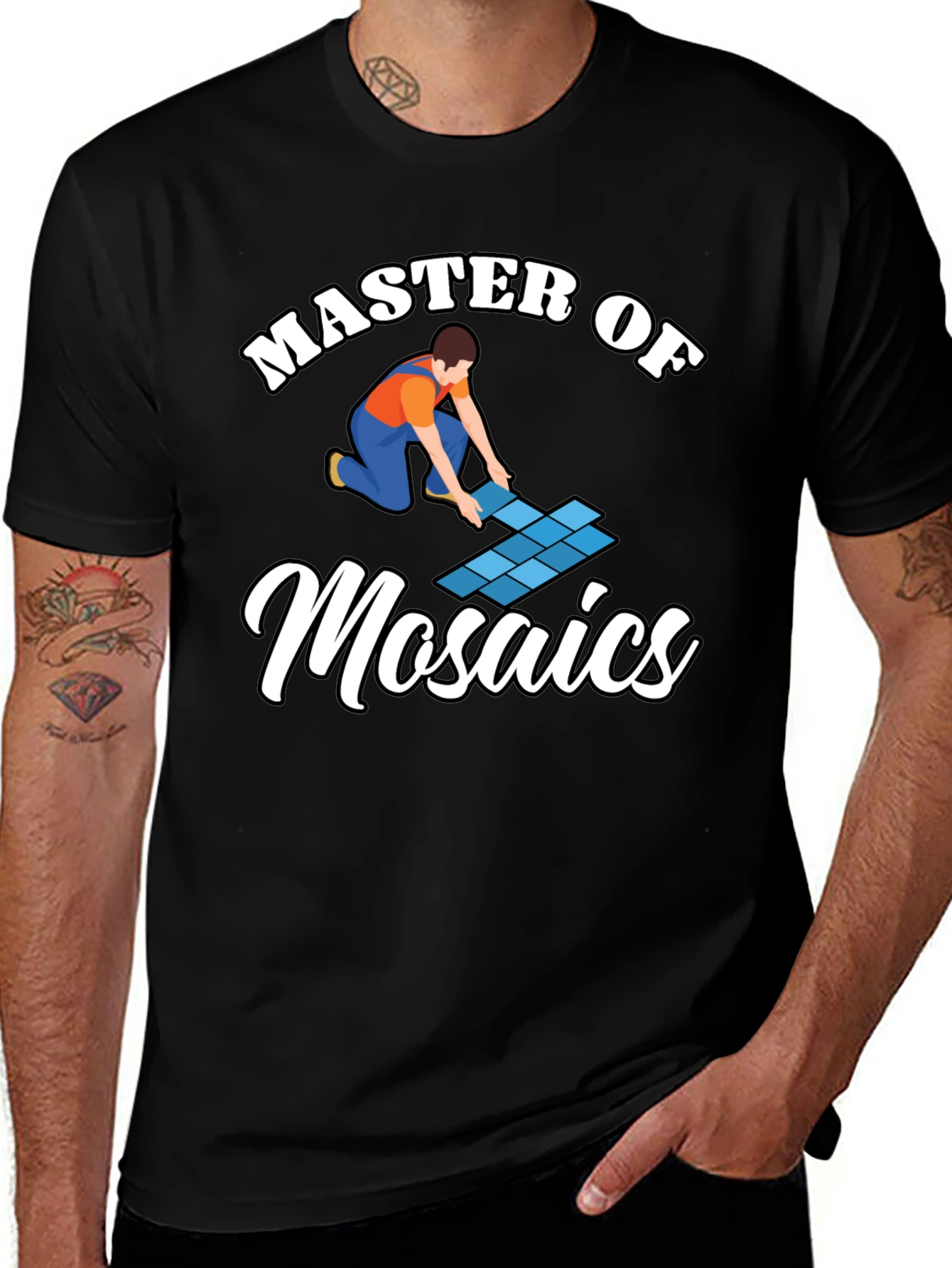 Master of Mosaics Graphic T-Shirt - Tile Setter Tee