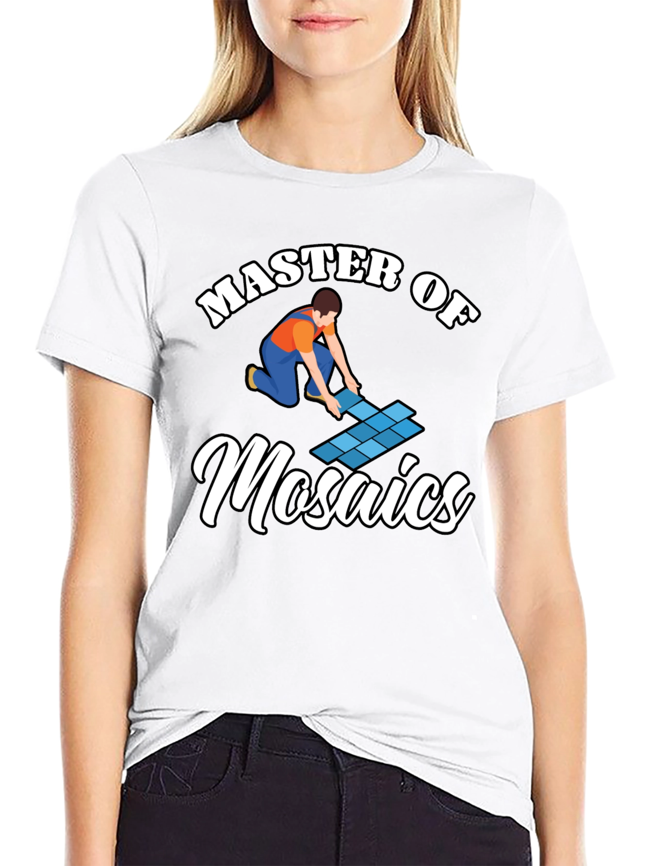 Master of Mosaics Graphic T-Shirt - Tile Setter Tee