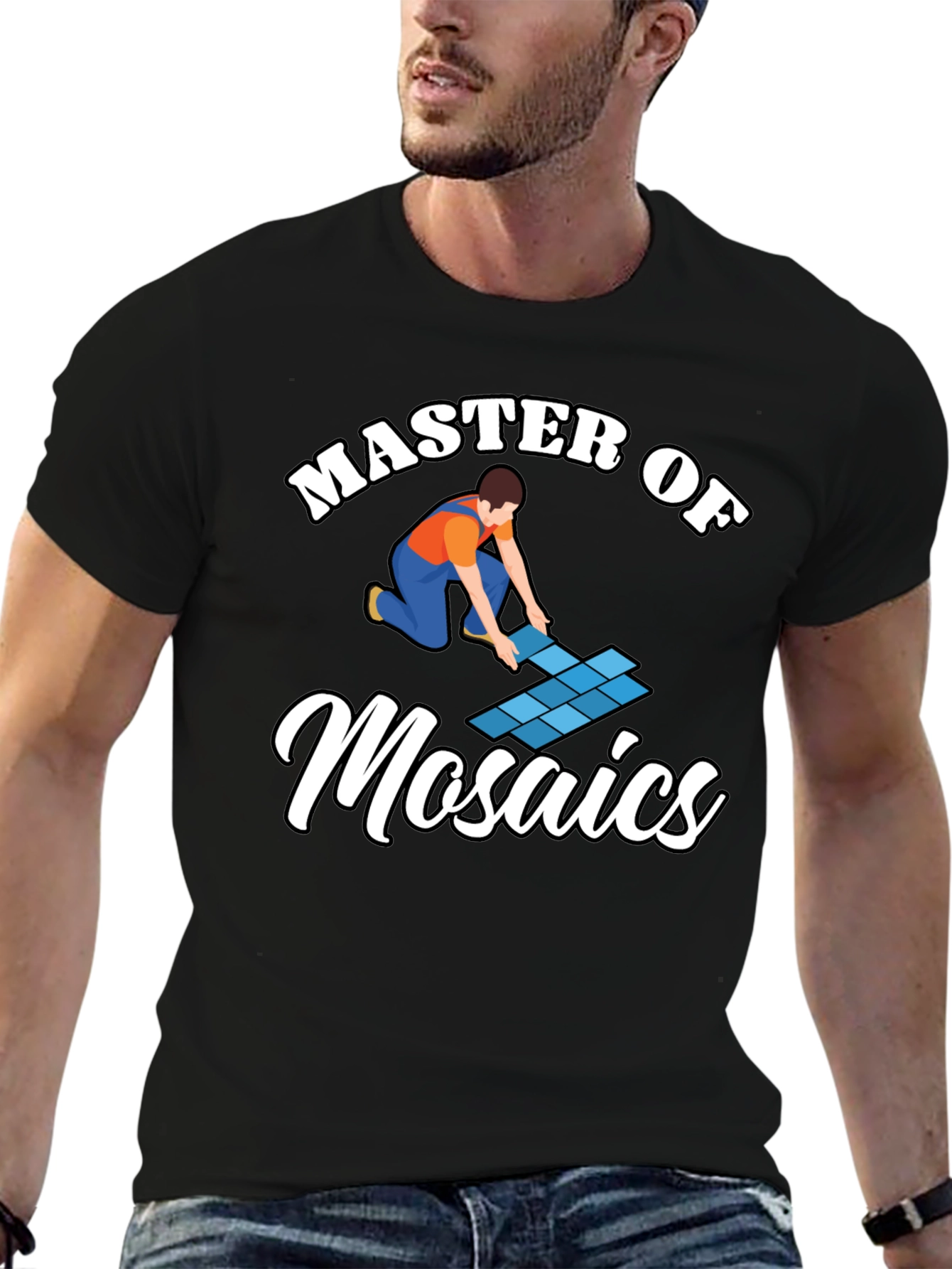 Master of Mosaics Graphic T-Shirt - Tile Setter Tee