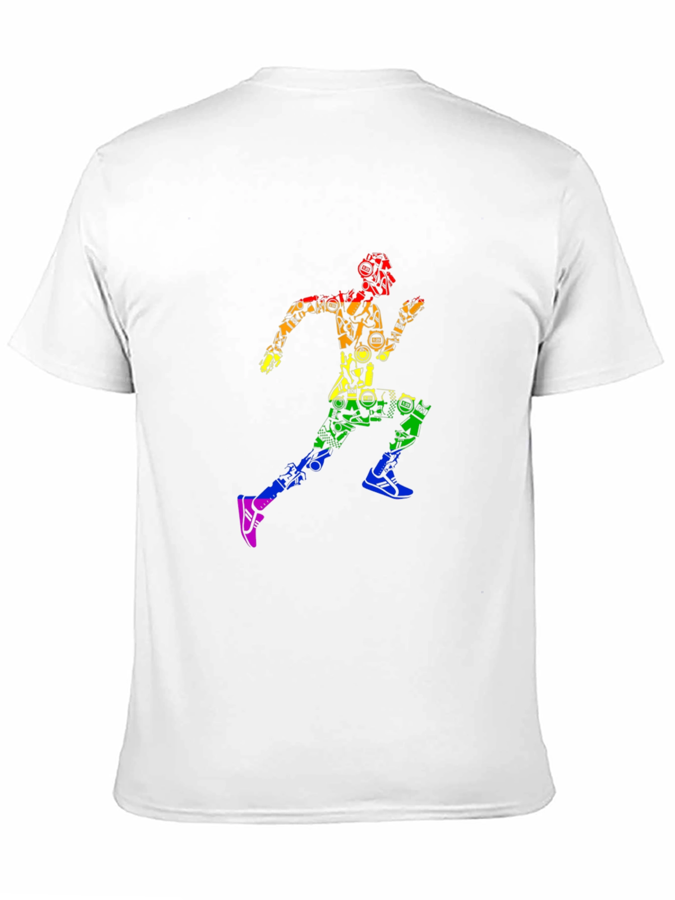 Rainbow Runner Graphic T-Shirt