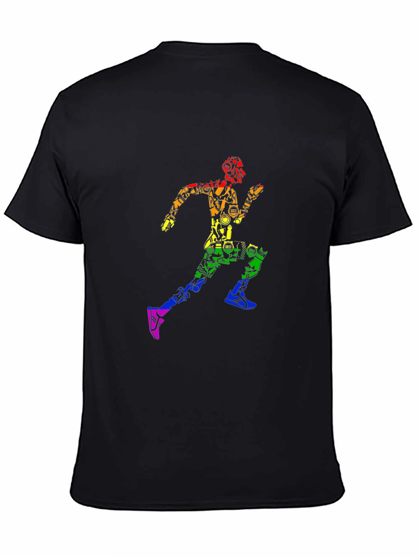 Rainbow Runner Graphic T-Shirt