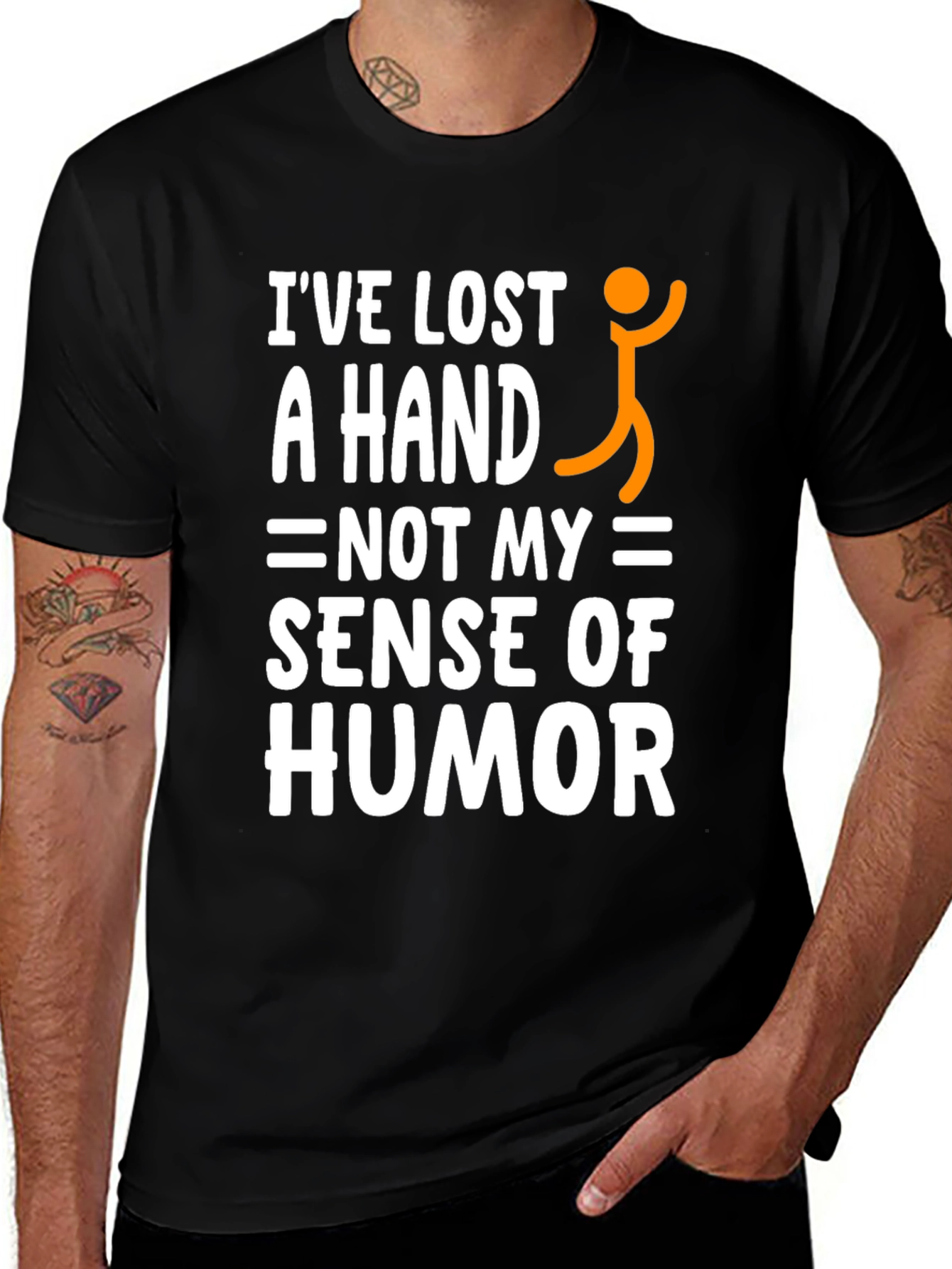 Humorous One-Handed Man T-Shirt