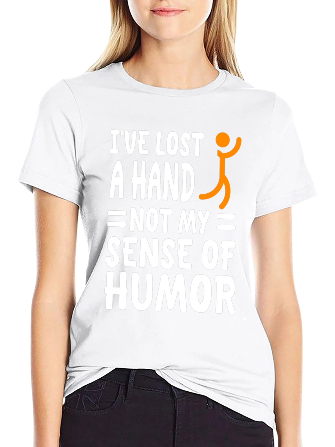 Humorous One-Handed Man T-Shirt