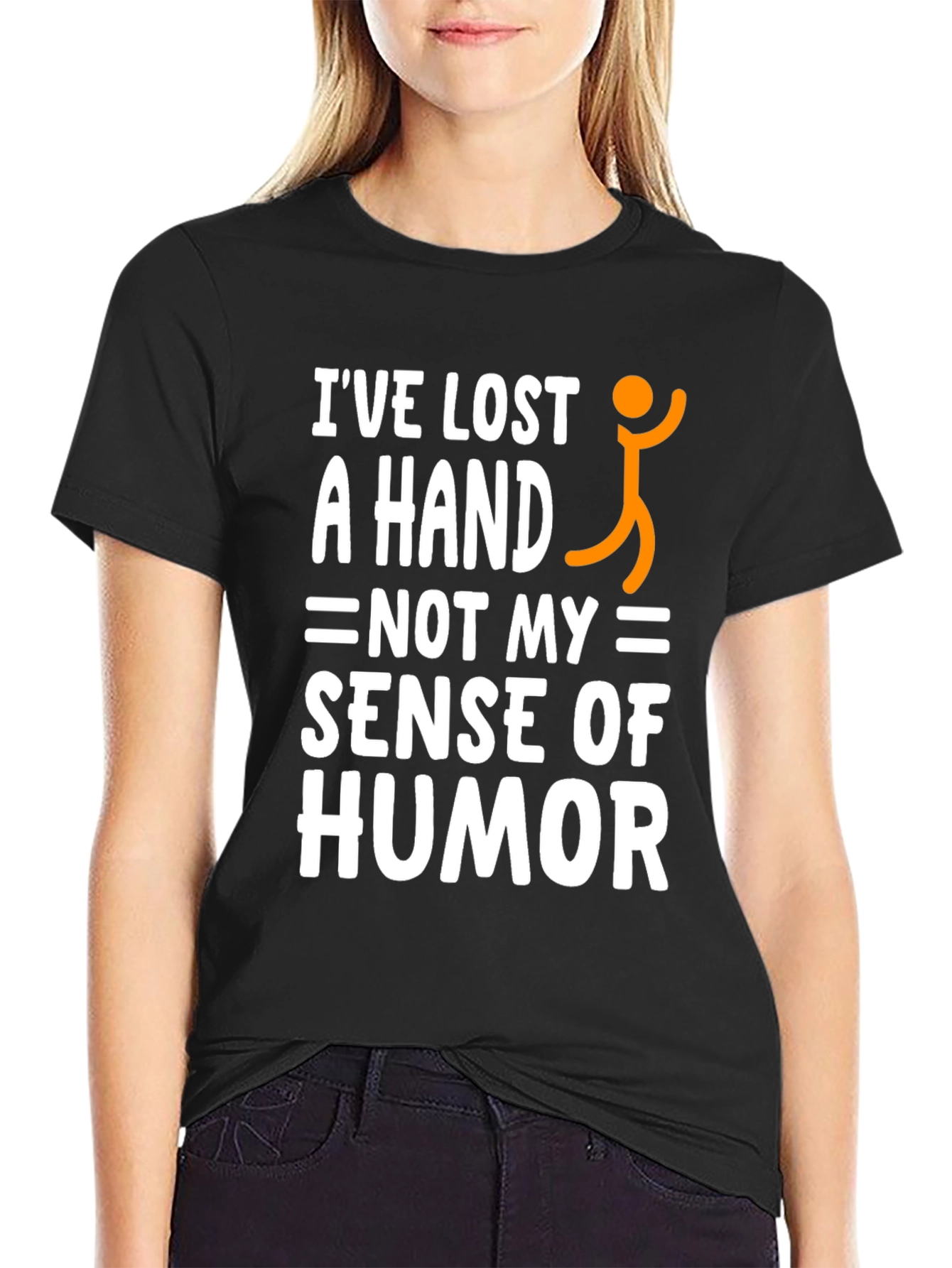 Humorous One-Handed Man T-Shirt