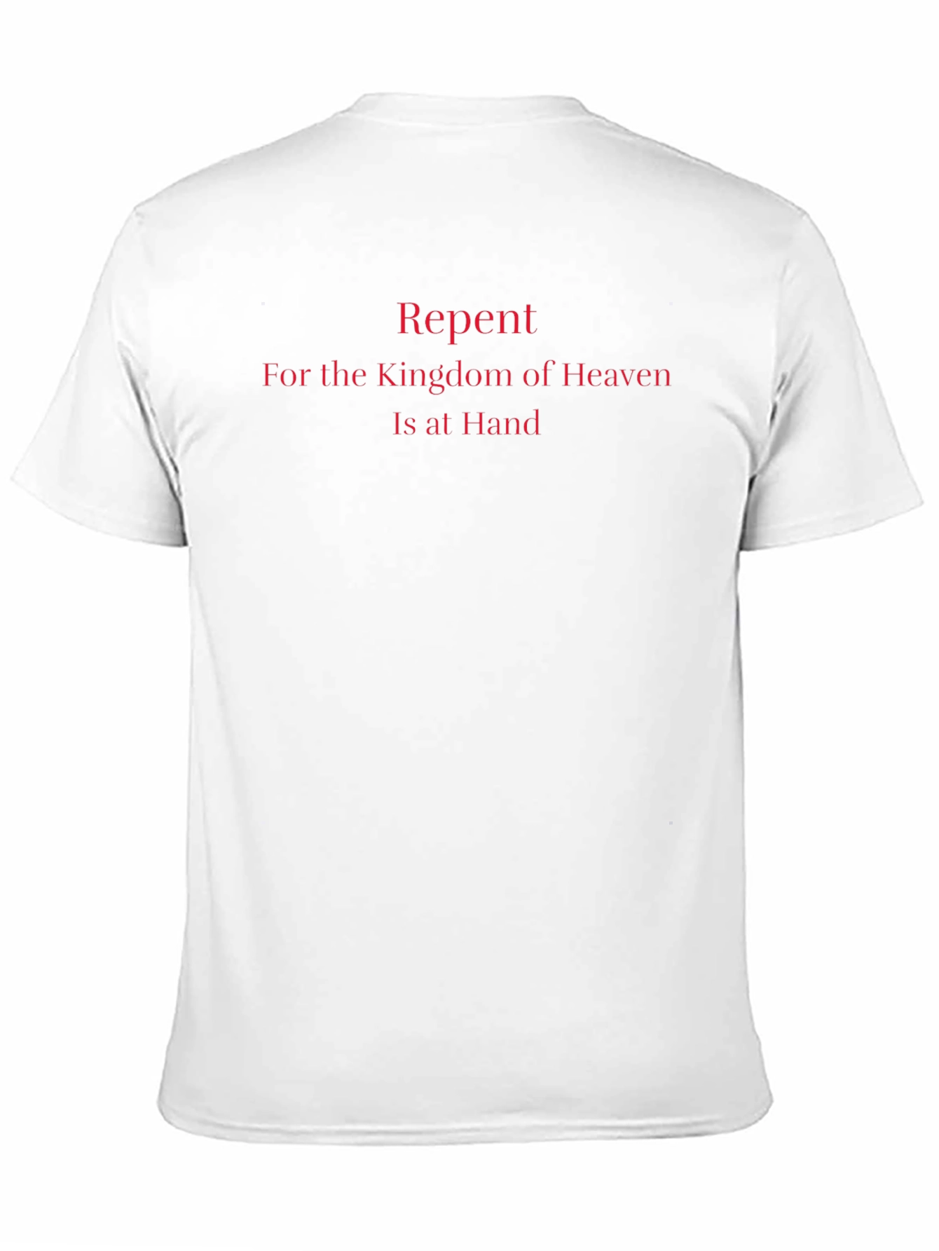 Repent Kingdom of Heaven Black T-Shirt