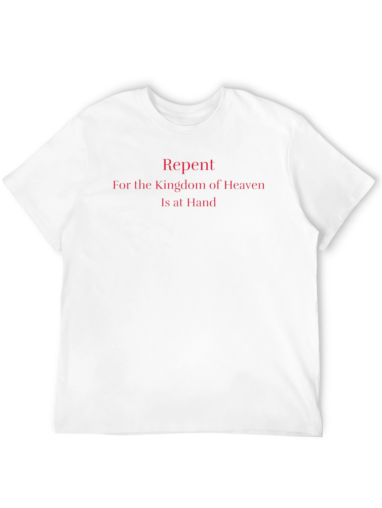 Repent Kingdom of Heaven Black T-Shirt