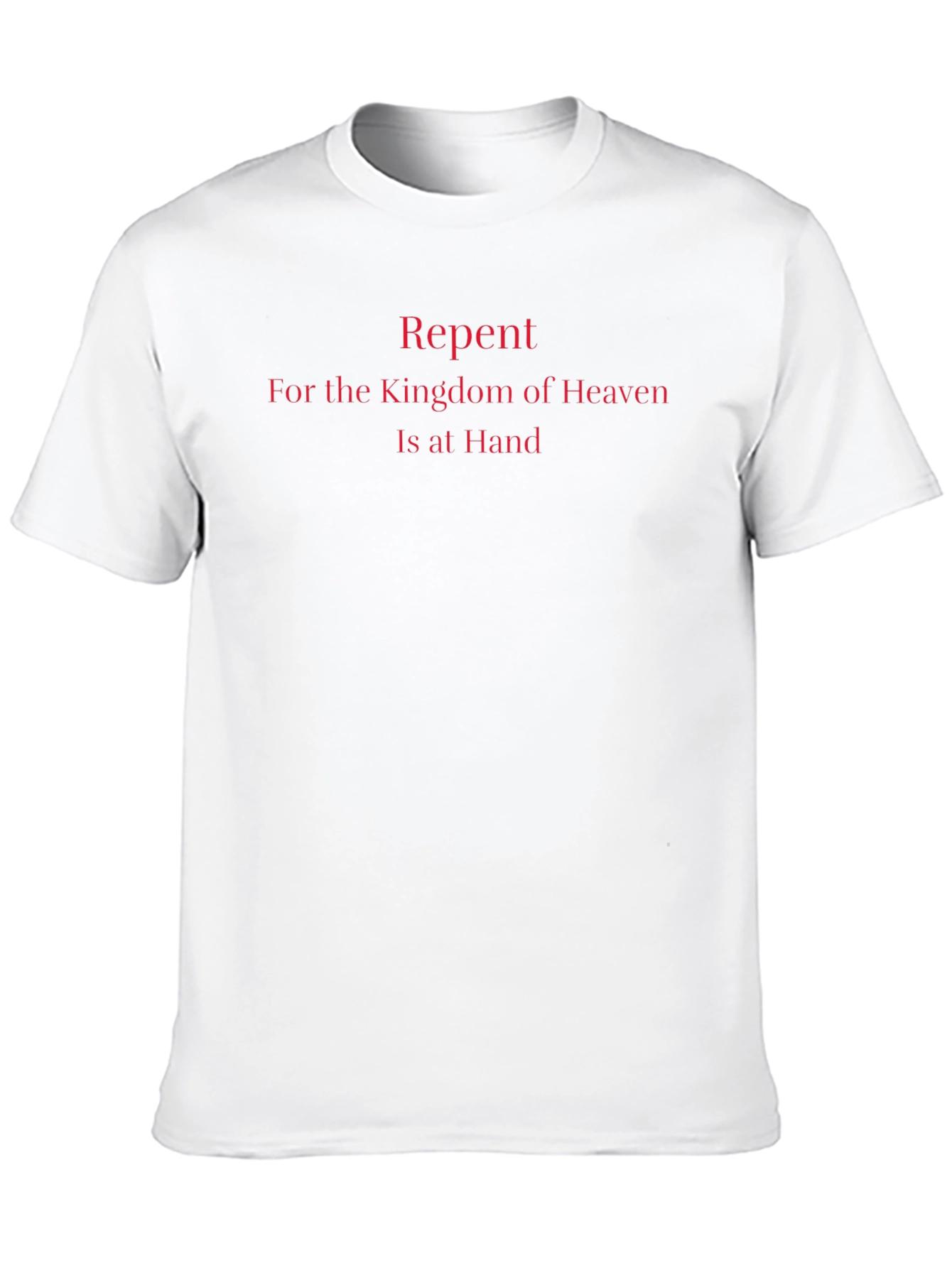 Repent Kingdom of Heaven Black T-Shirt