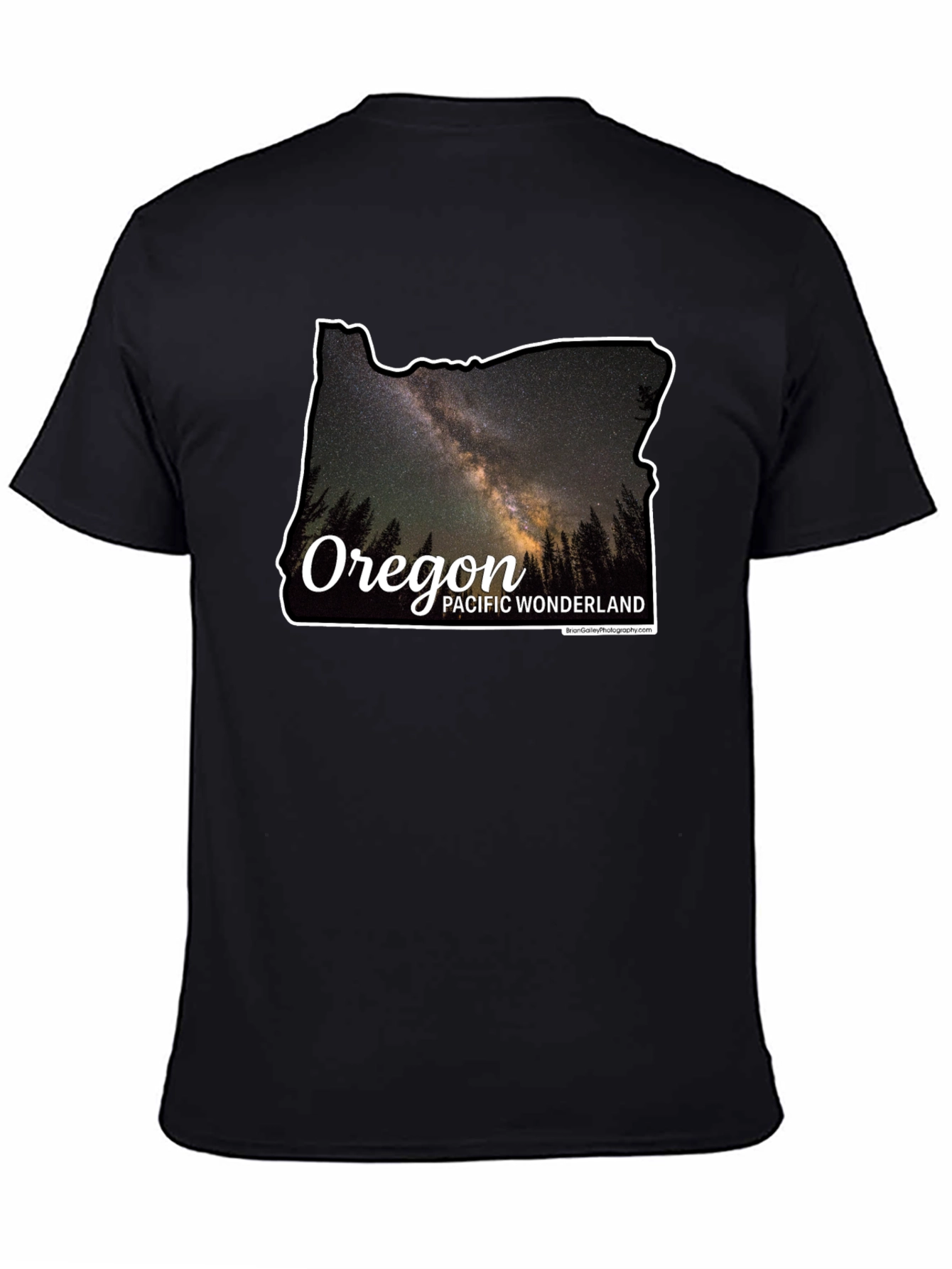 Oregon Galaxy Graphic T-Shirt - Pacific Wonderland