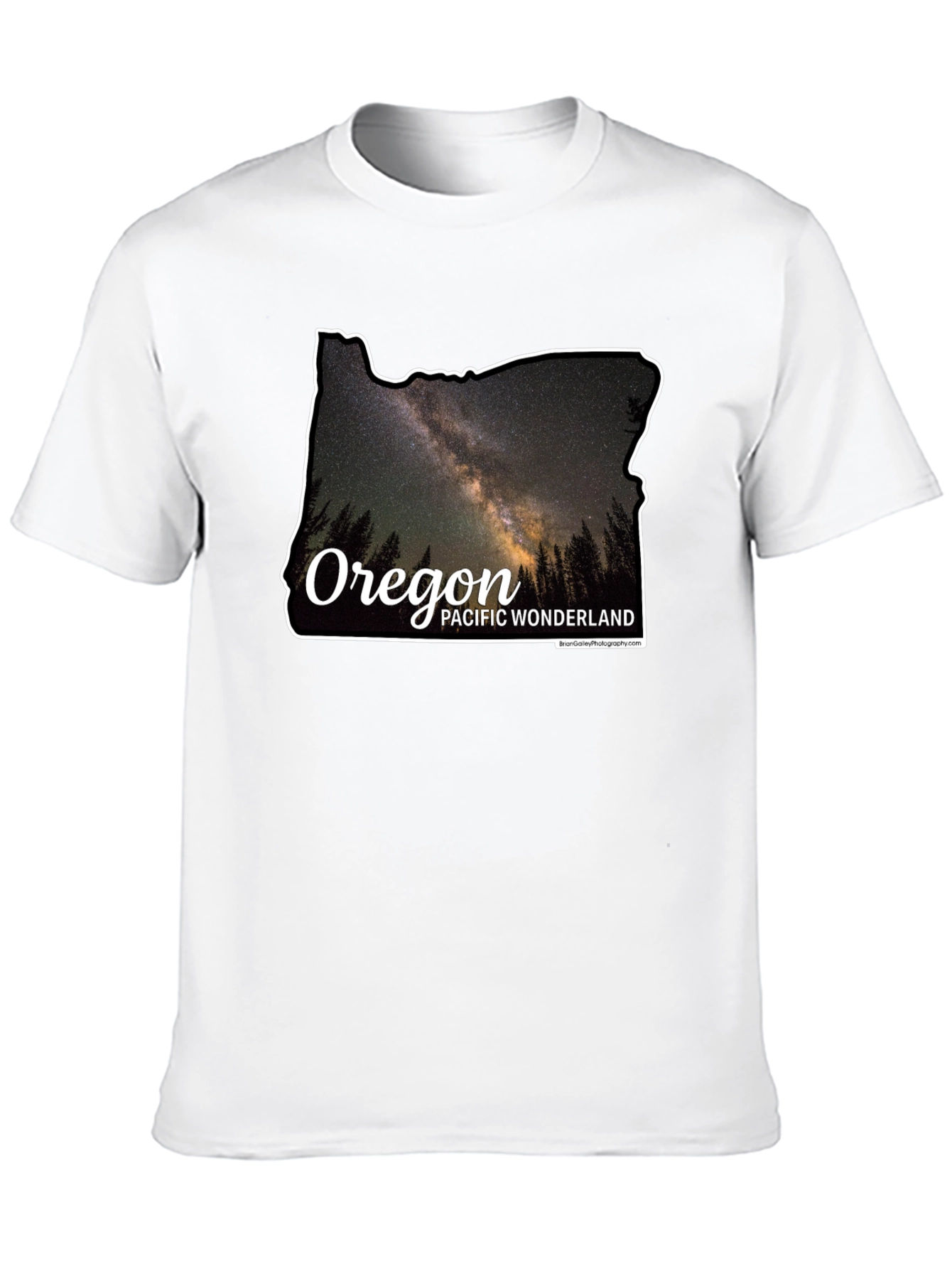 Oregon Galaxy Graphic T-Shirt - Pacific Wonderland