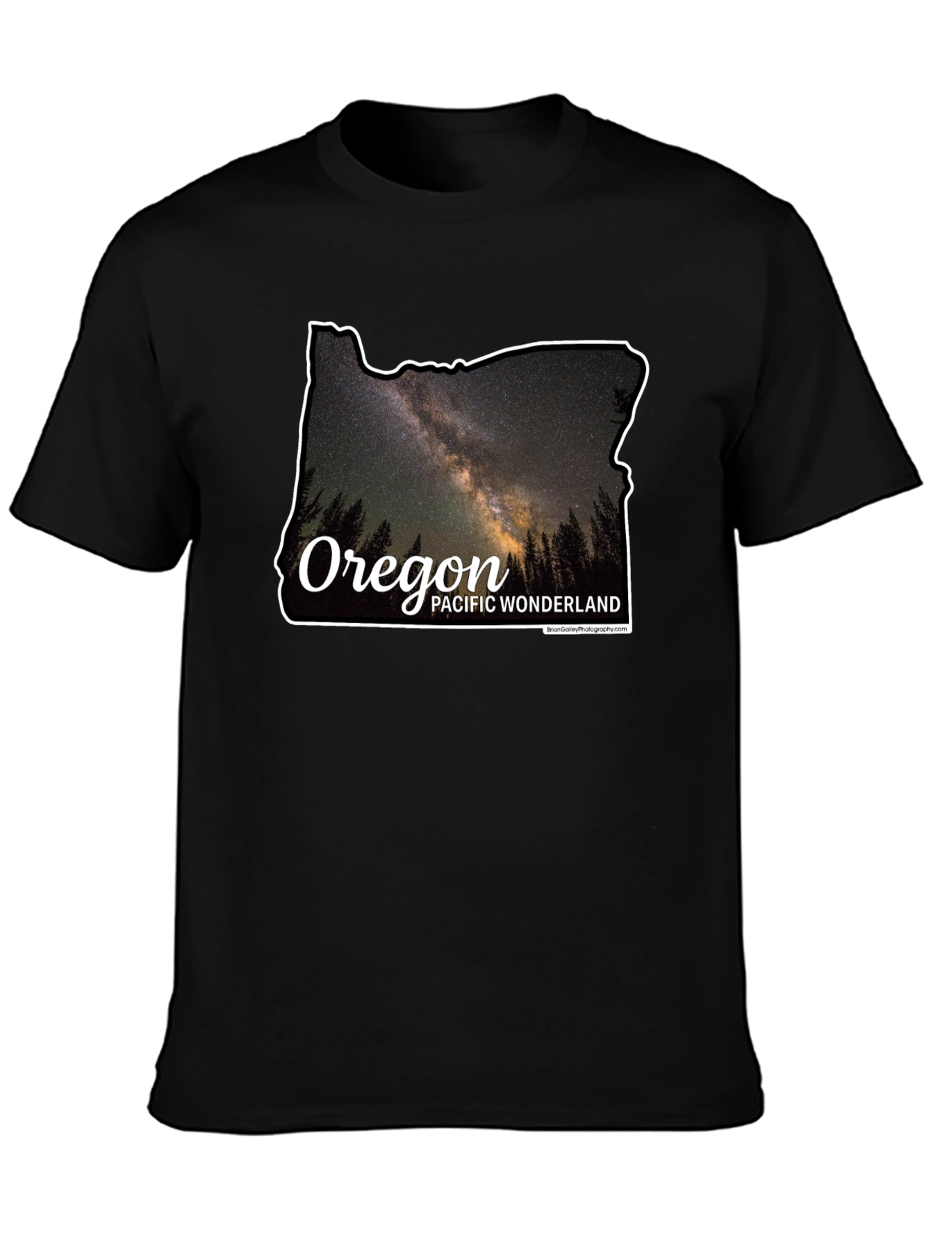 Oregon Galaxy Graphic T-Shirt - Pacific Wonderland