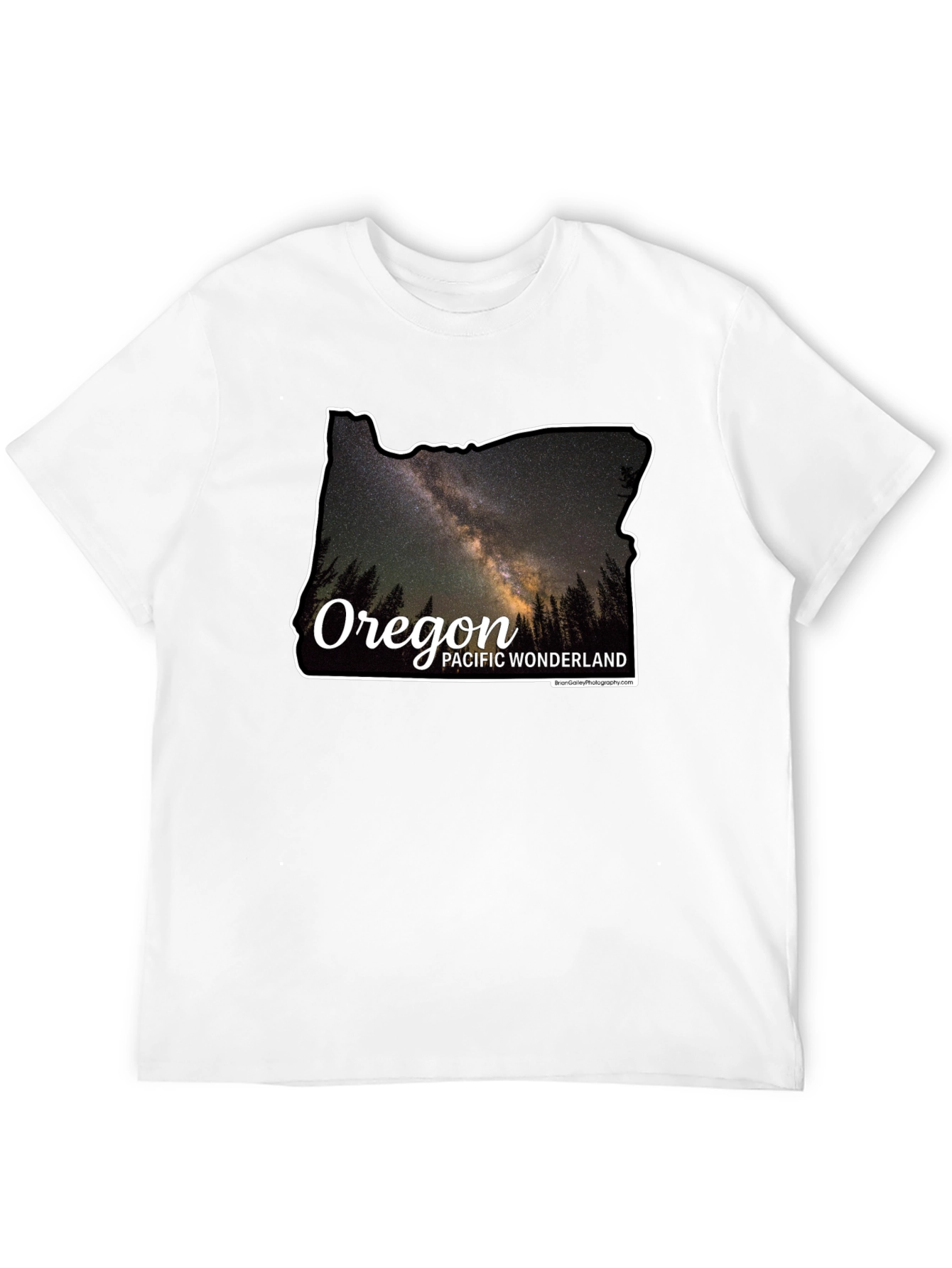 Oregon Galaxy Graphic T-Shirt - Pacific Wonderland