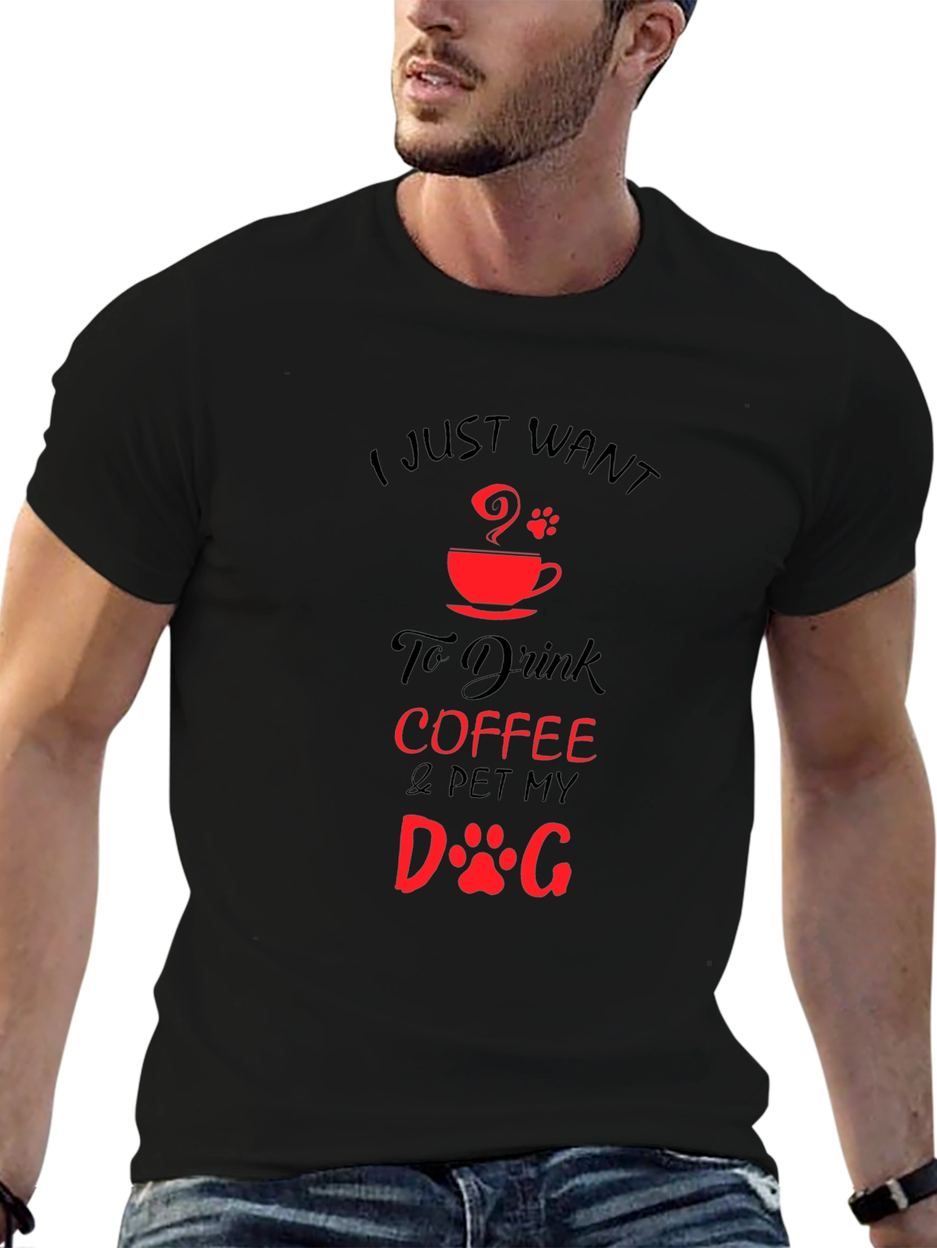 Coffee and Dog Lover T-Shirt