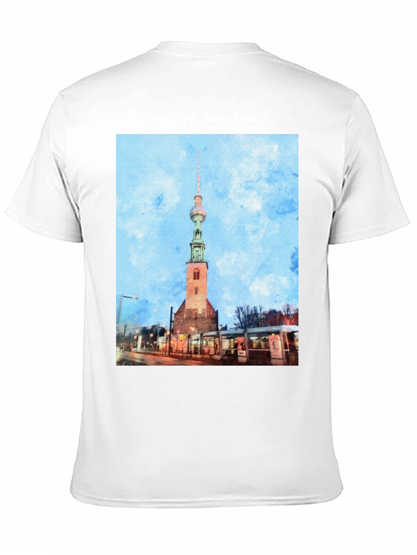 Berlin Tower T-Shirt - Unique Cityscape Tee