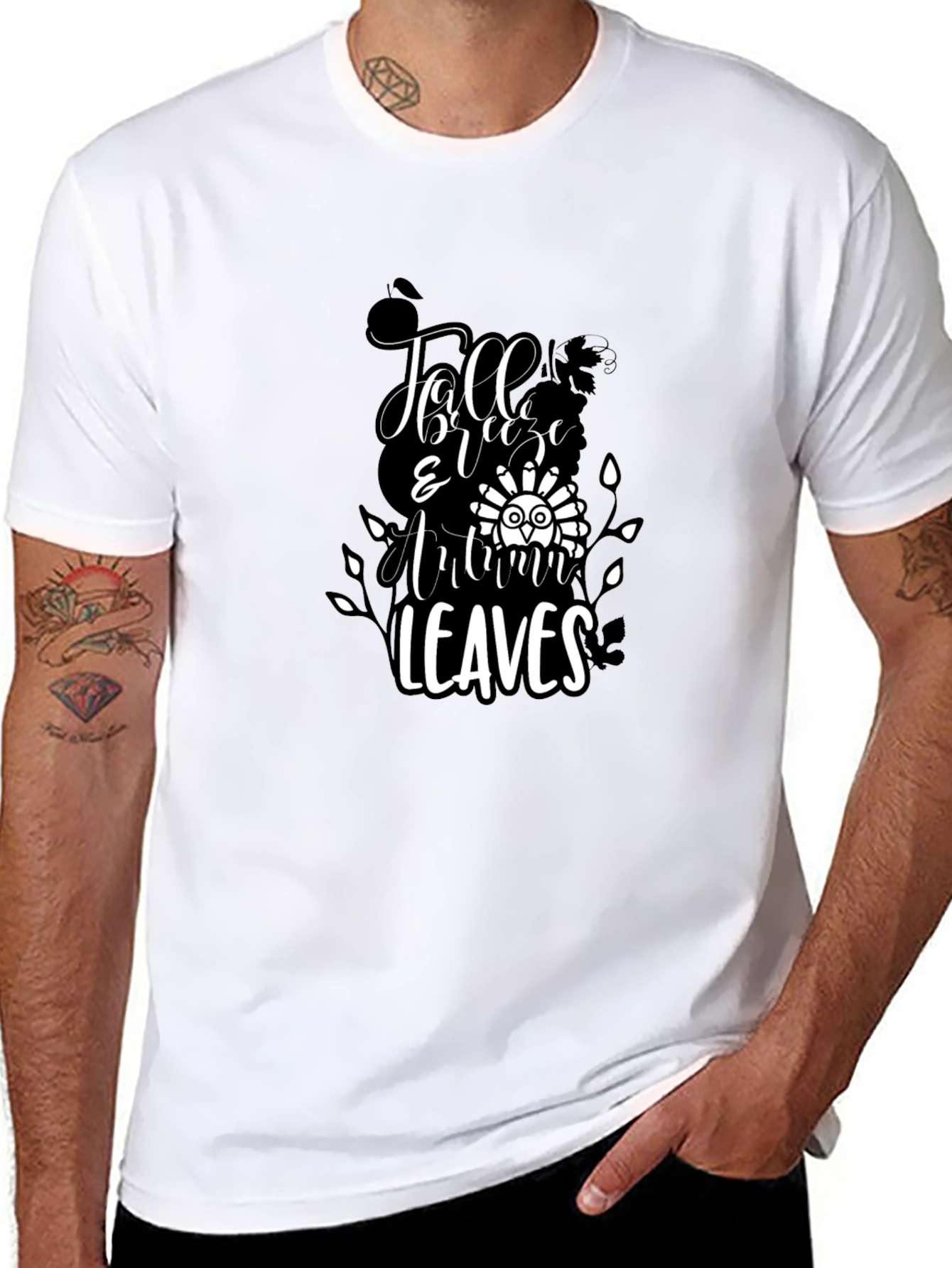 Fall Breeze & Autumn Leaves T-Shirt