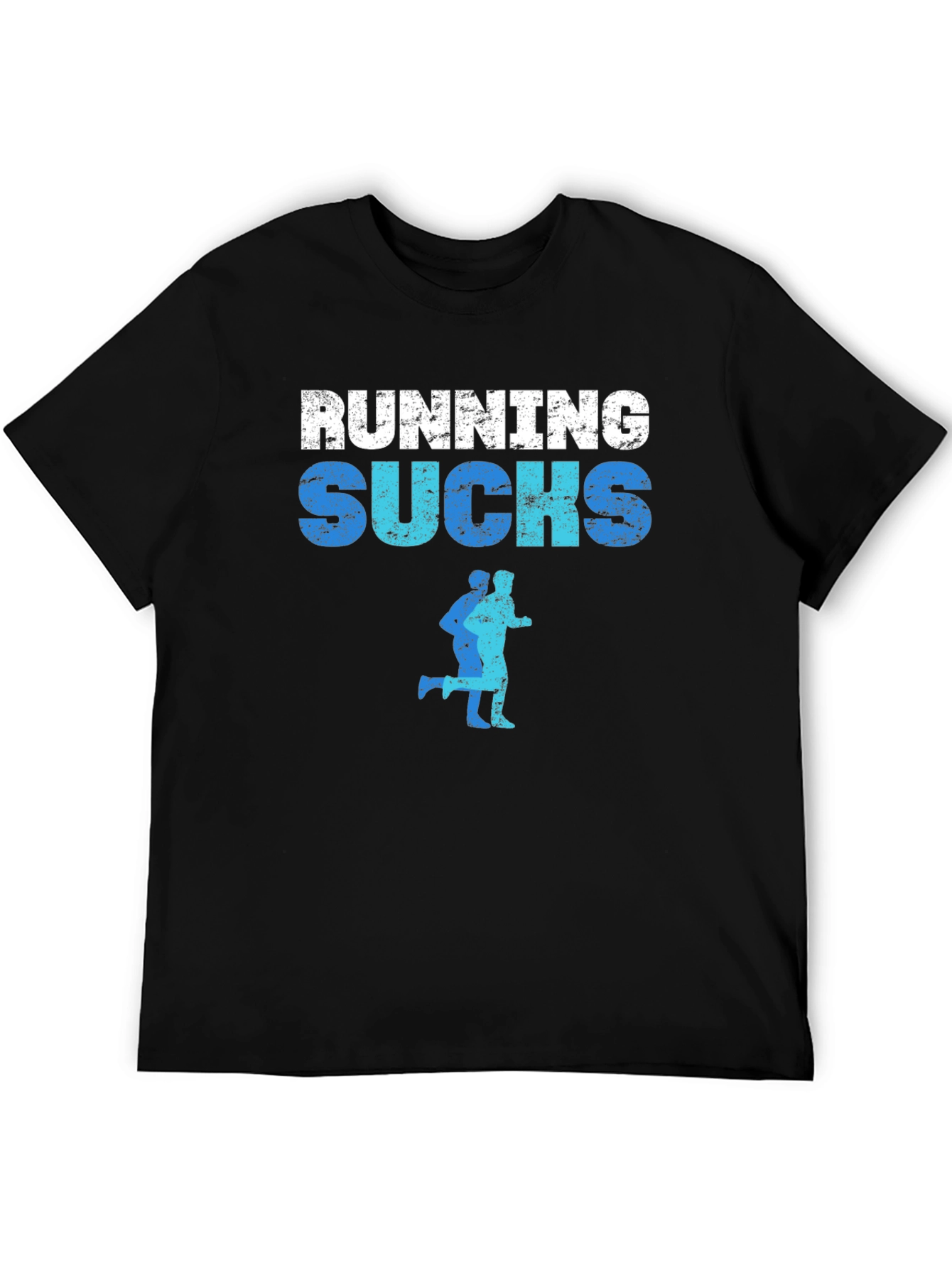 Running Sucks Graphic Tee - Comfortable Black T-Shirt