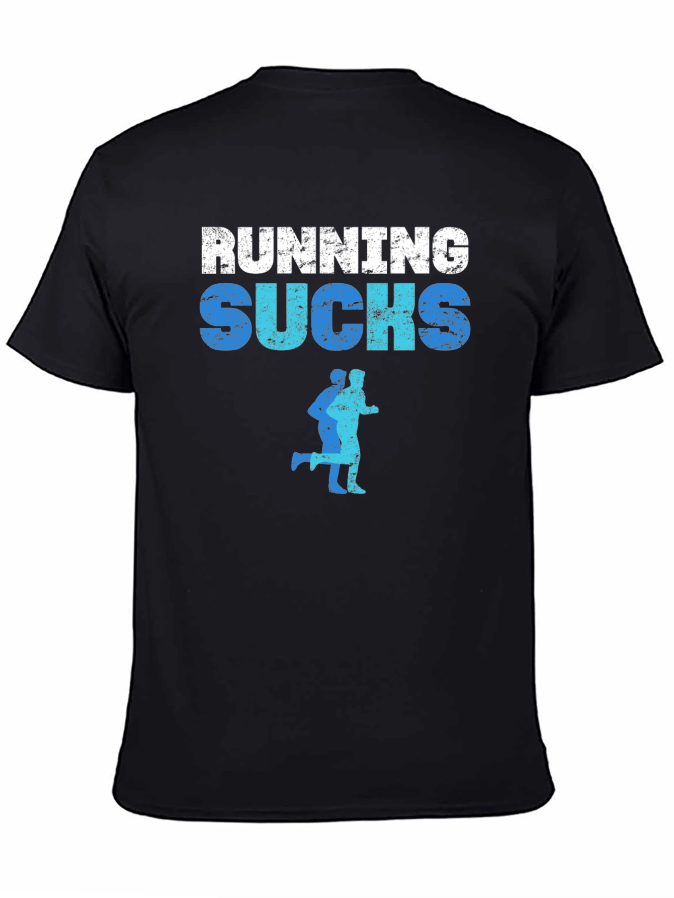 Running Sucks Graphic Tee - Comfortable Black T-Shirt