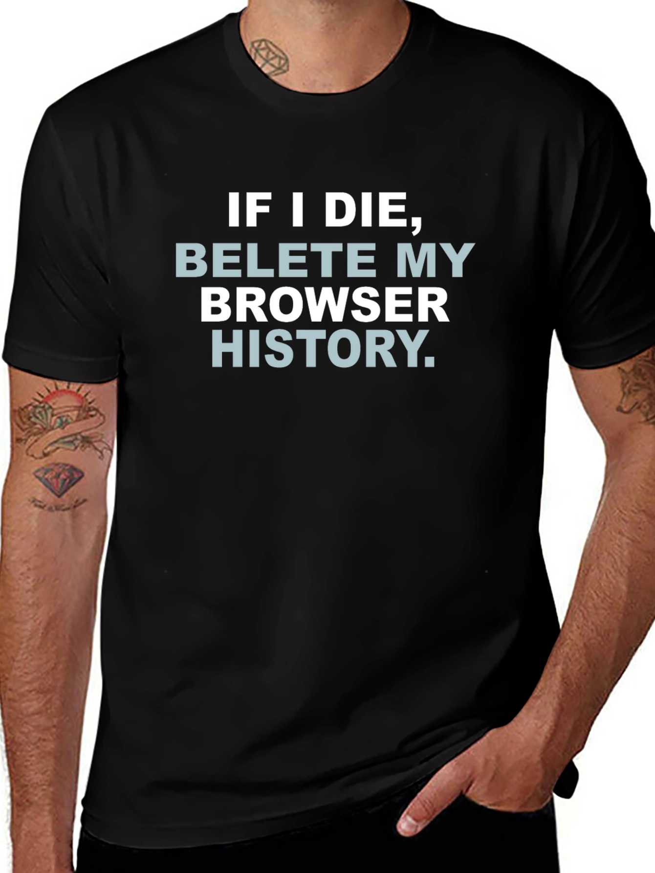 Delete Browser History Graphic Tee
