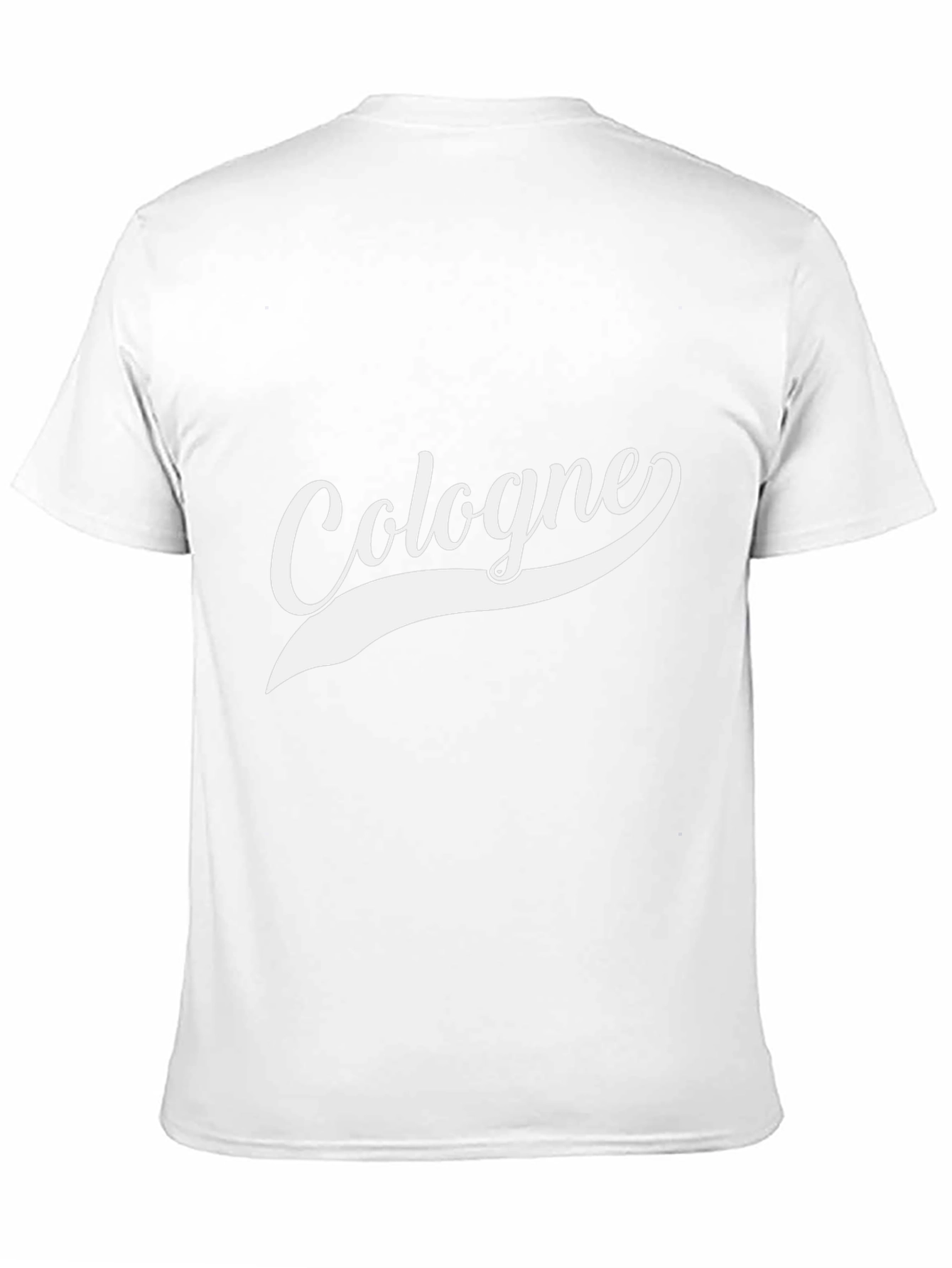 Cologne Script Black T-Shirt
