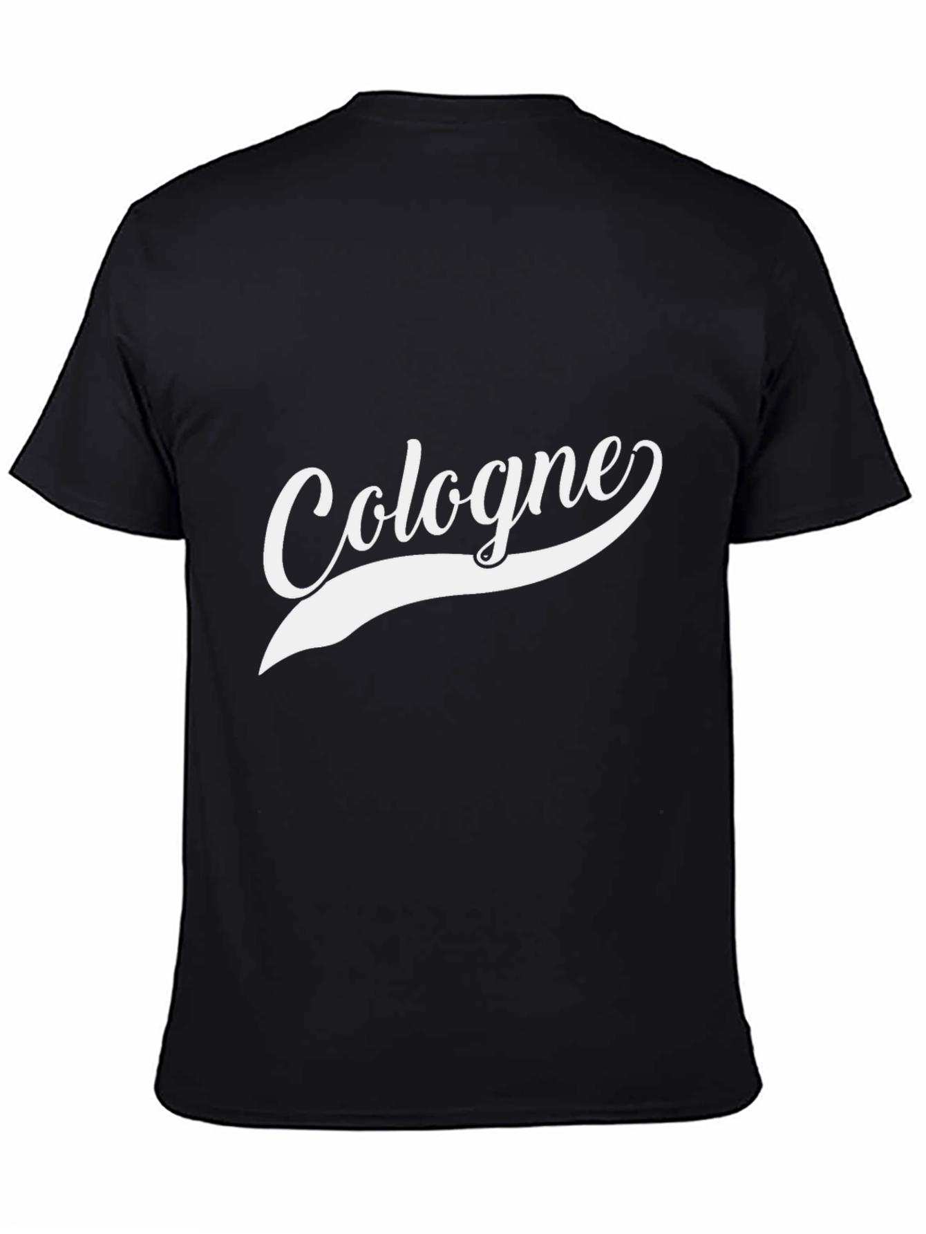 Cologne Script Black T-Shirt