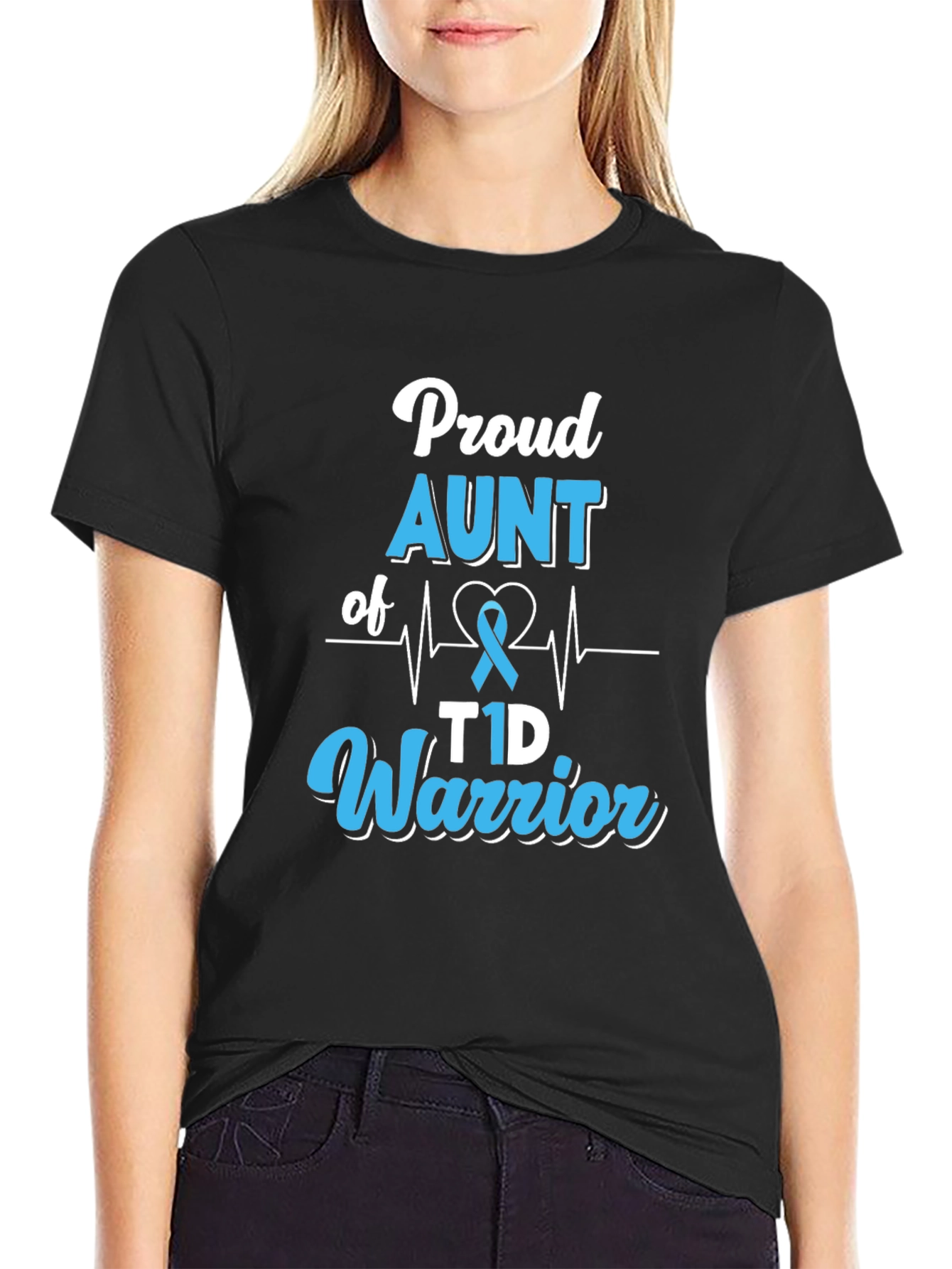 Proud Aunt of T1D Warrior T-Shirt