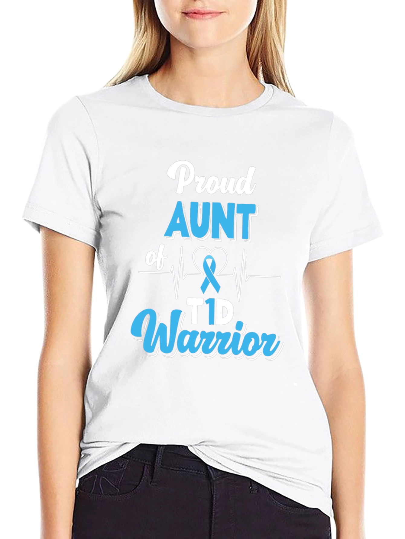 Proud Aunt of T1D Warrior T-Shirt
