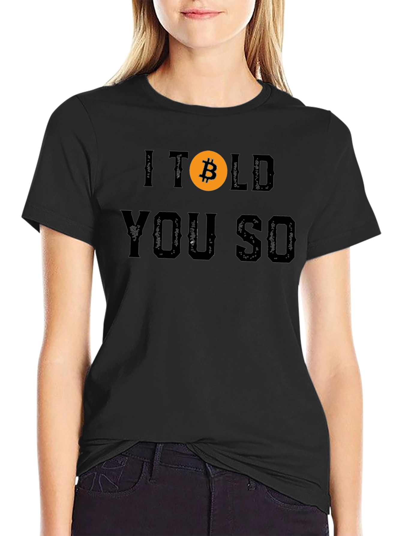Bitcoin I Told You So Black T-Shirt