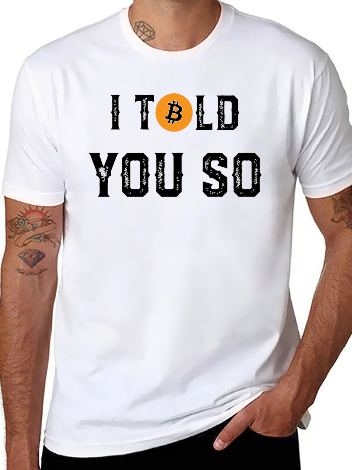 Bitcoin I Told You So Black T-Shirt