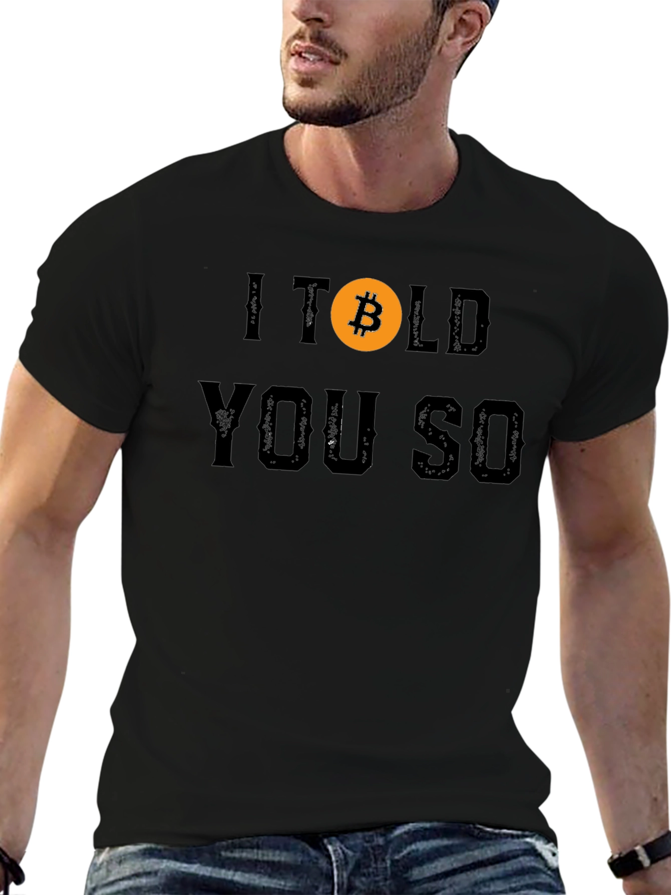 Bitcoin I Told You So Black T-Shirt
