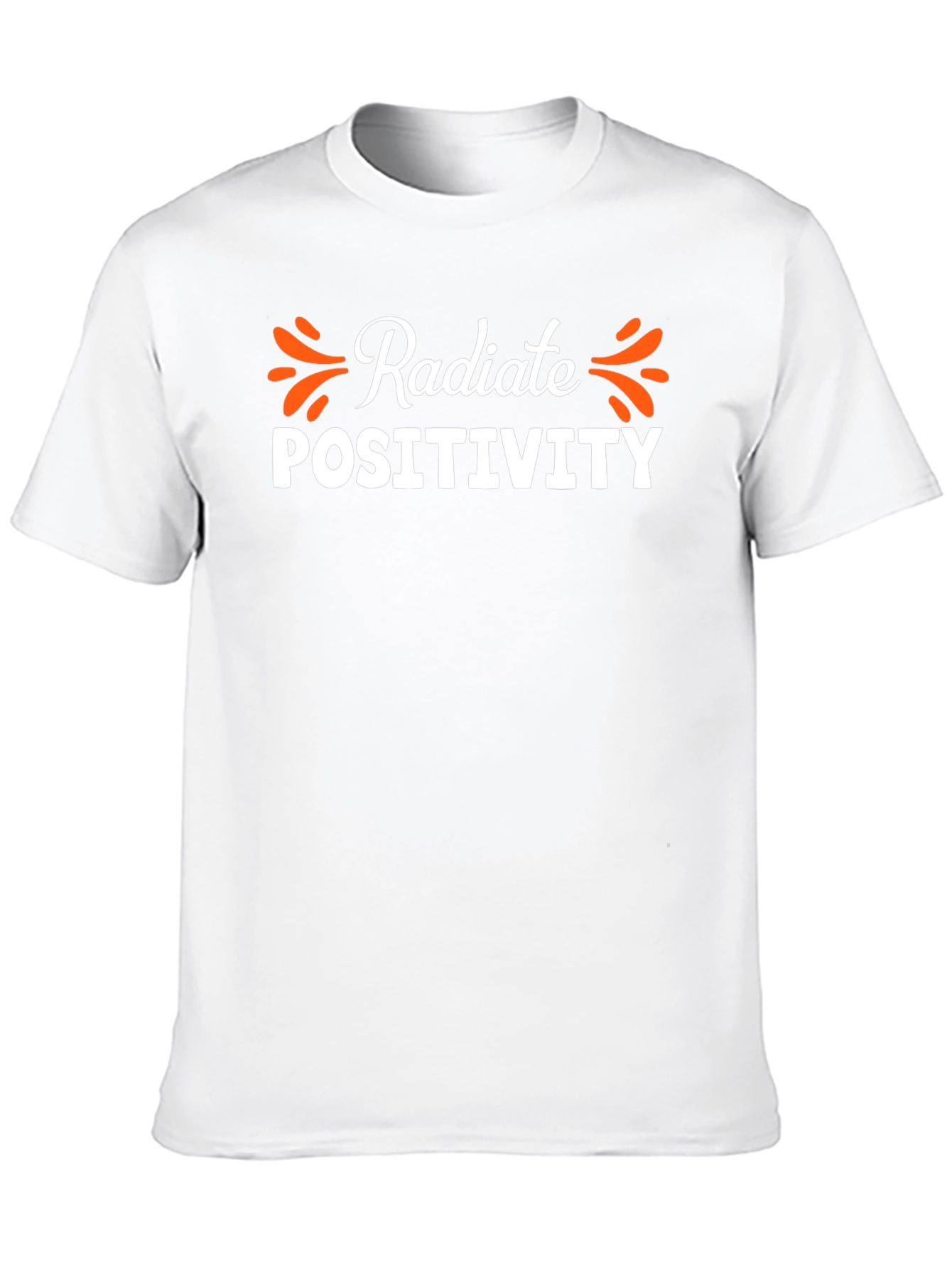 Radiate Positivity Black Graphic Tee