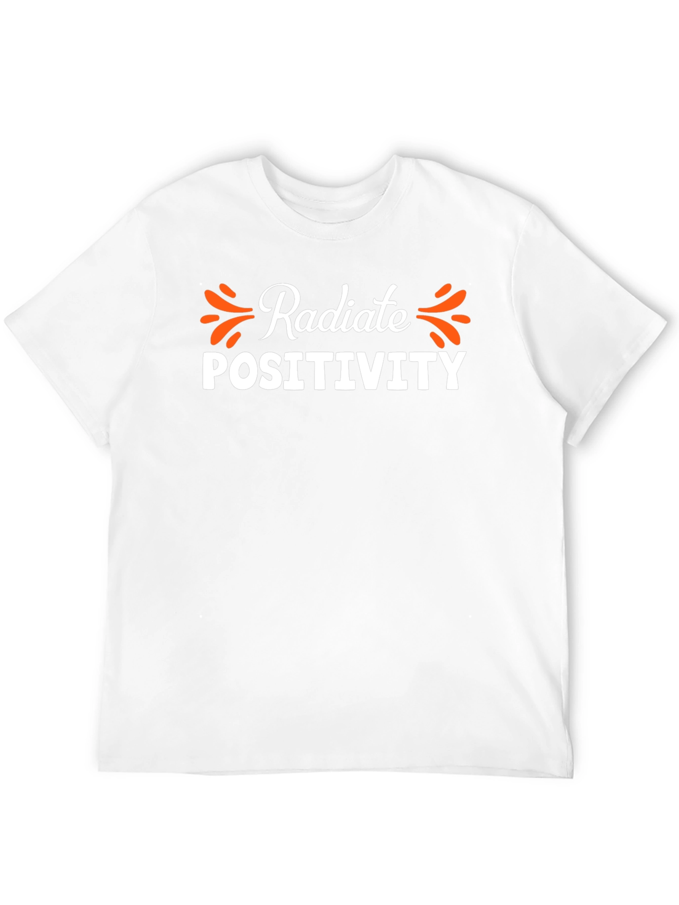 Radiate Positivity Black Graphic Tee