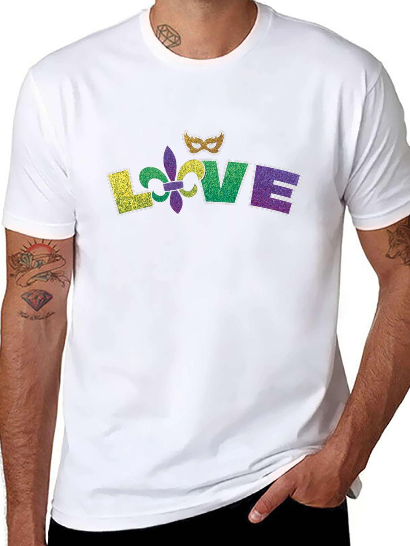 Mardi Gras LOVE T-Shirt