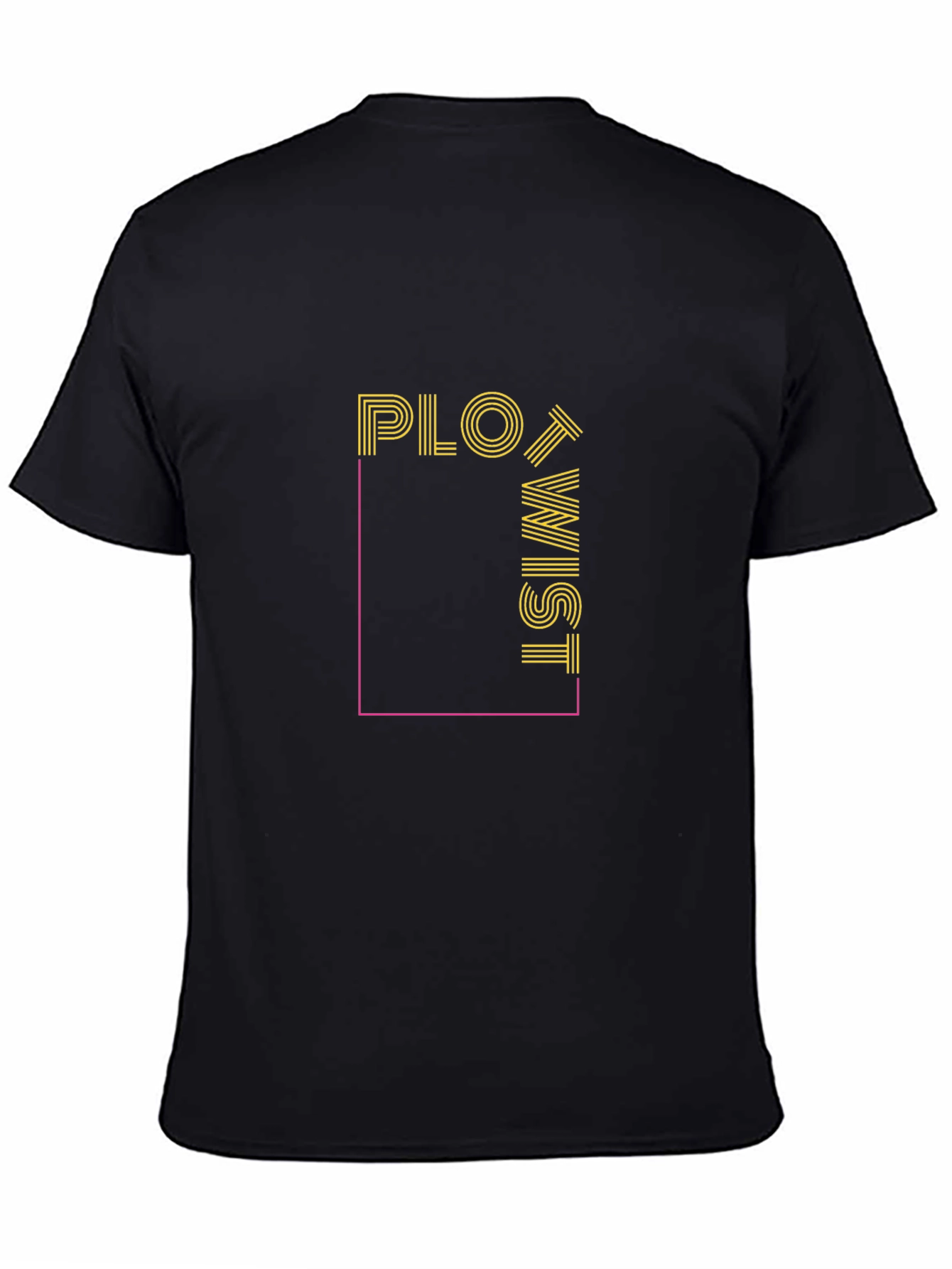 Plot Twist Graphic Tee - Trendy Novelty Design