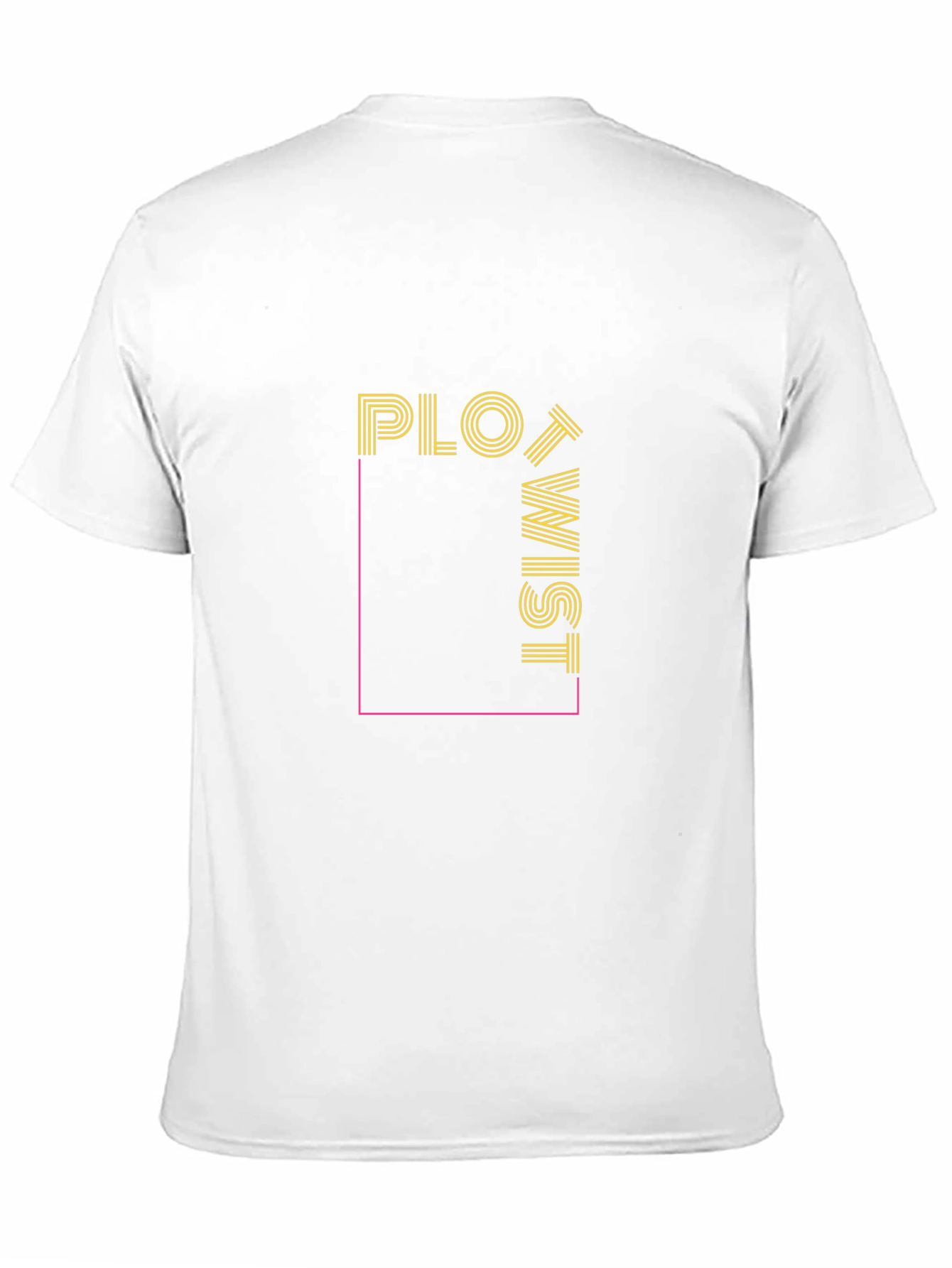Plot Twist Graphic Tee - Trendy Novelty Design