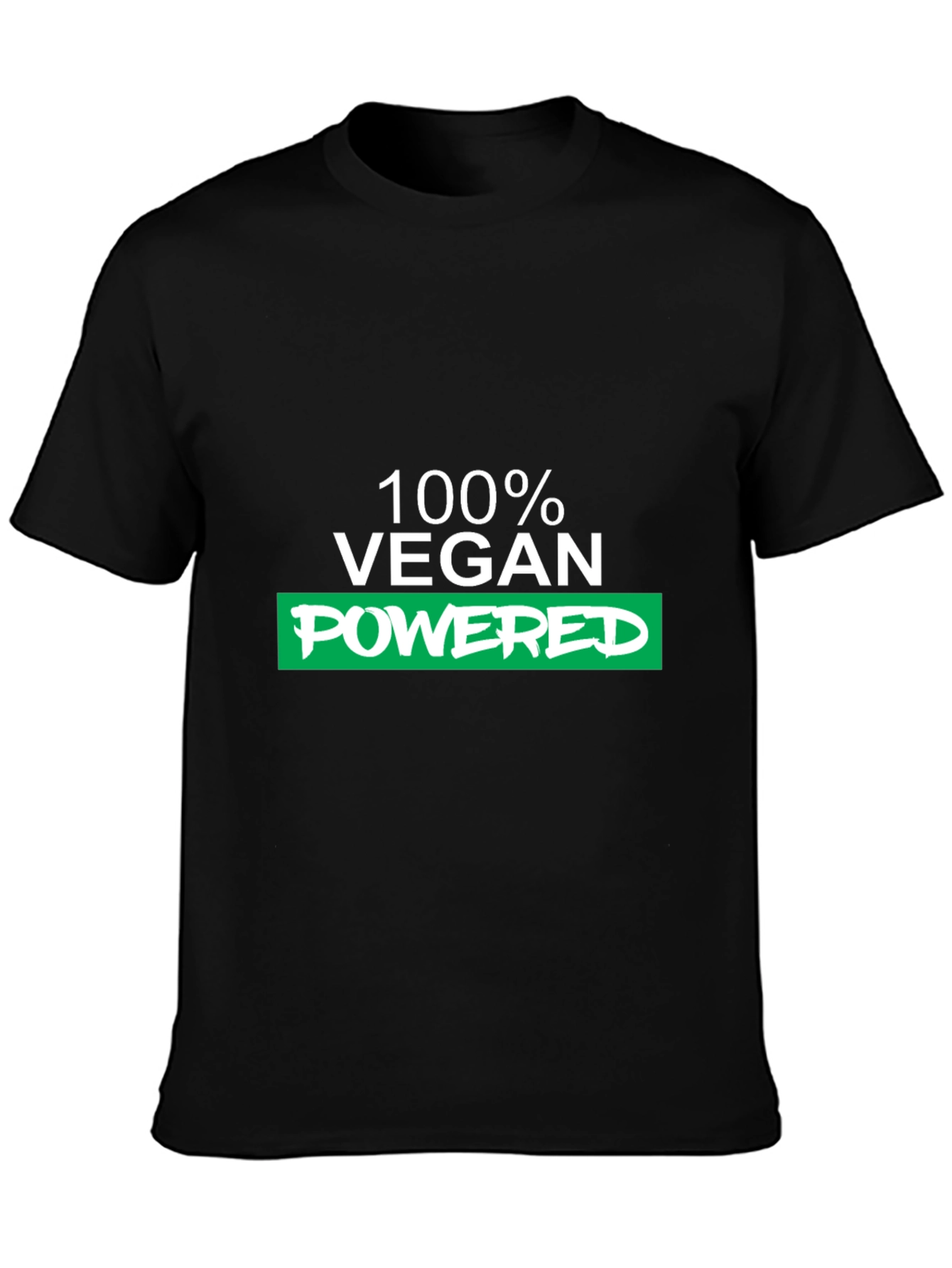 Vegan Powered Graphic Tee - Black
