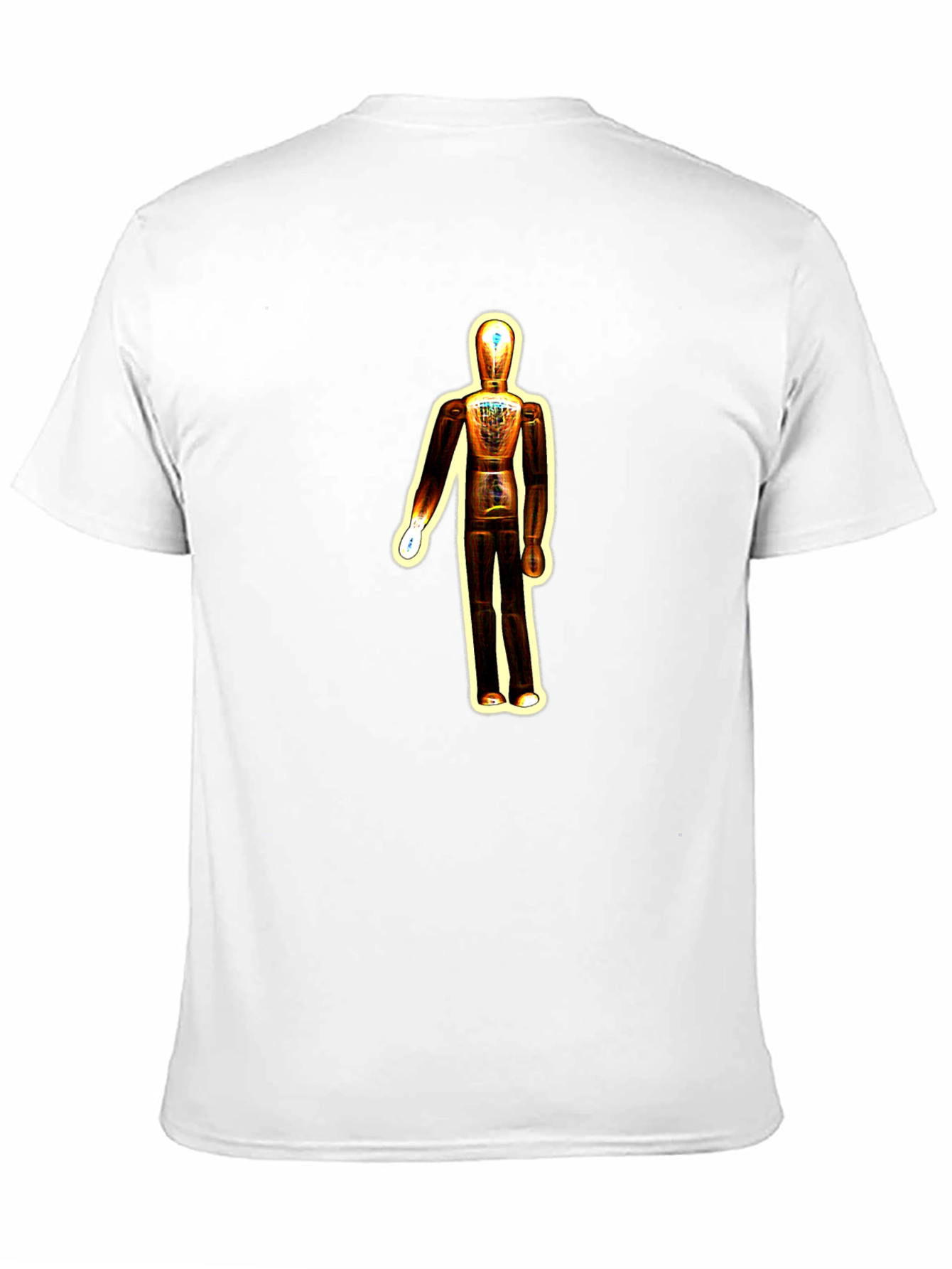 Cool Mannequin Graphic Tee - Black Cotton Blend