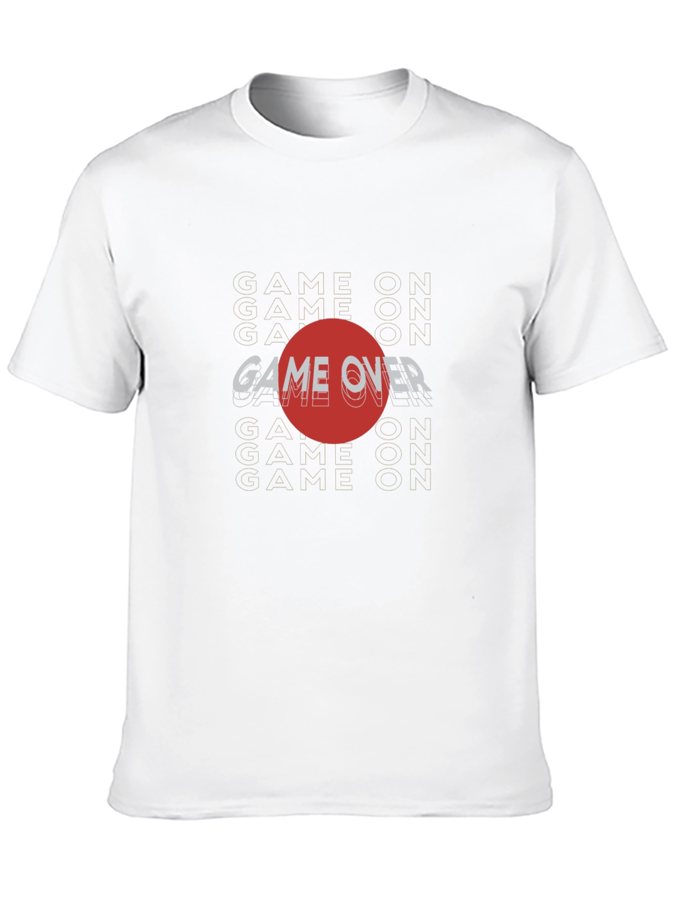 Game Over Graphic T-Shirt - Gamer Style Tee
